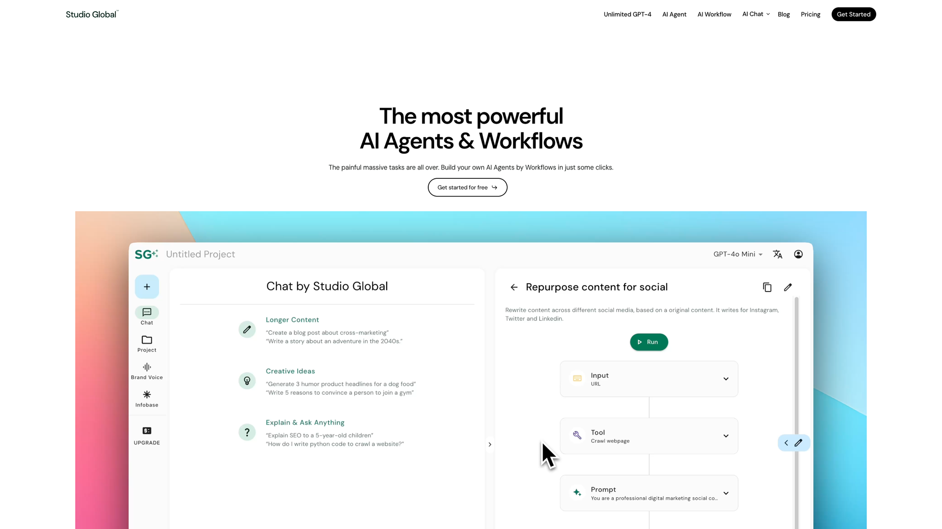 Studio Global AI screenshot