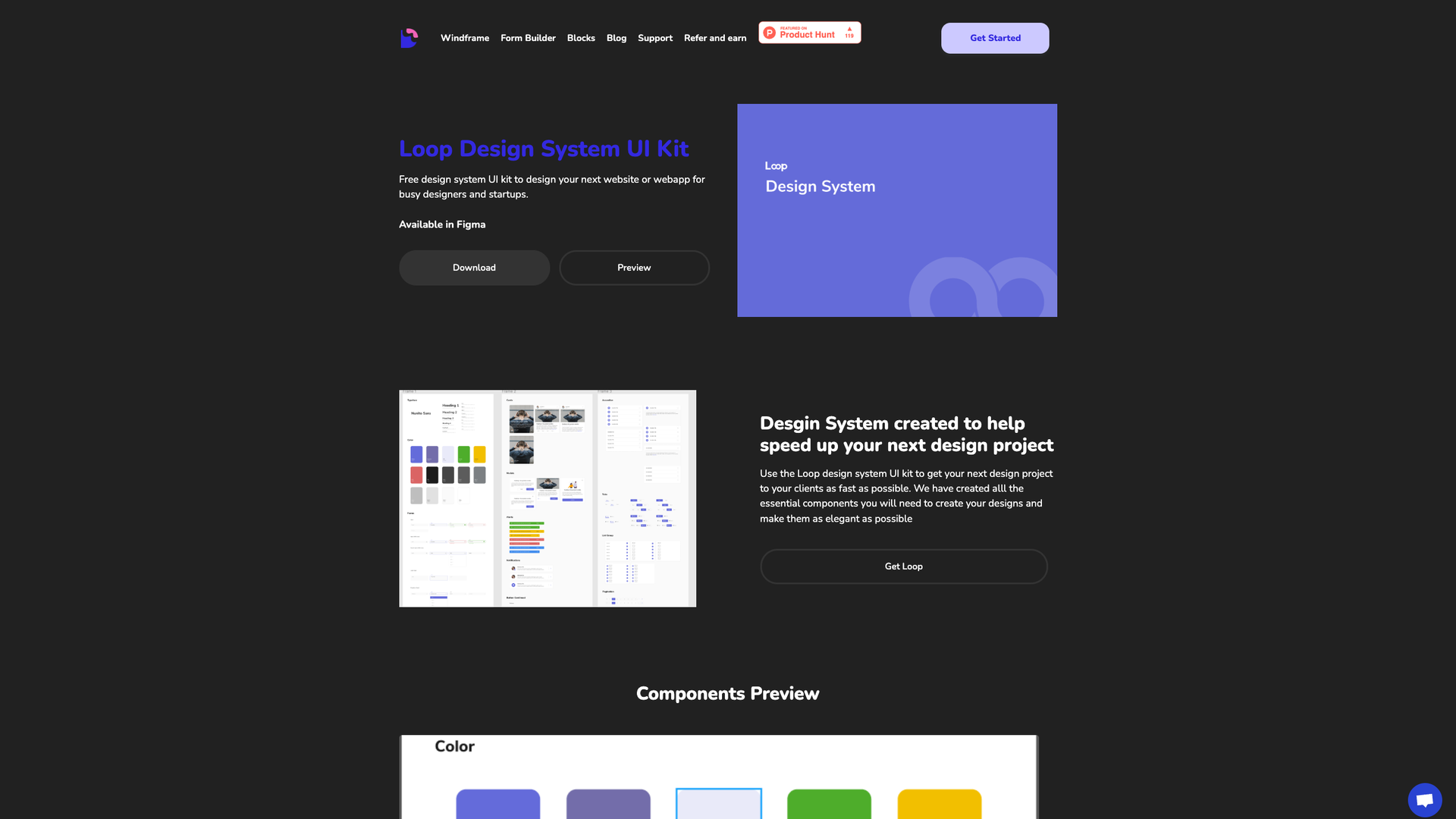 Loop Design System UI Kit screenshot