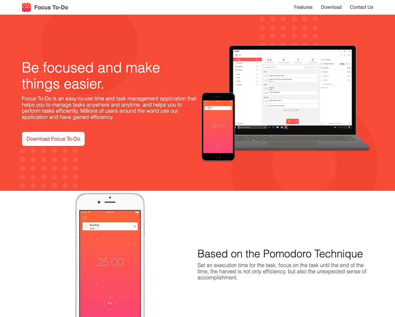Focus To-Do screenshot