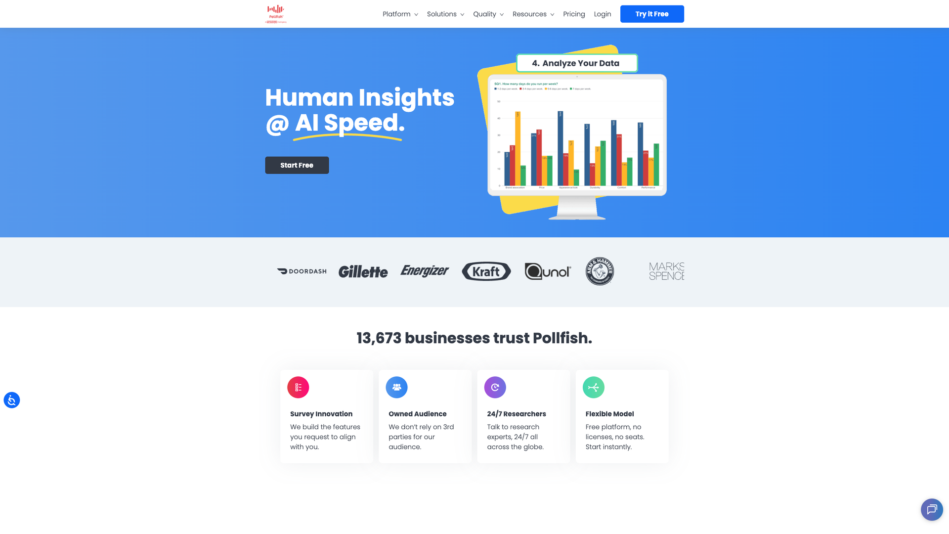 Pollfish Survey Platform screenshot