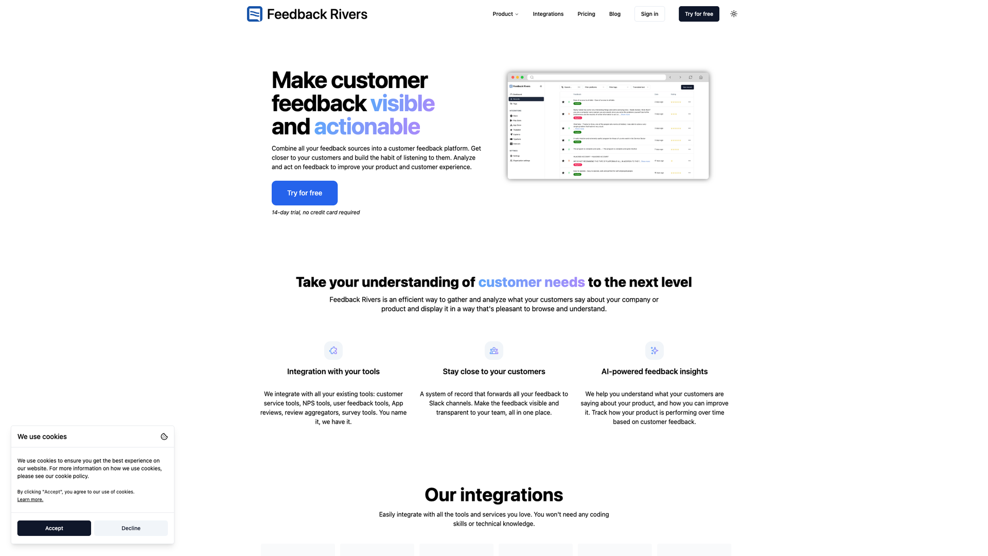 Feedback Rivers screenshot
