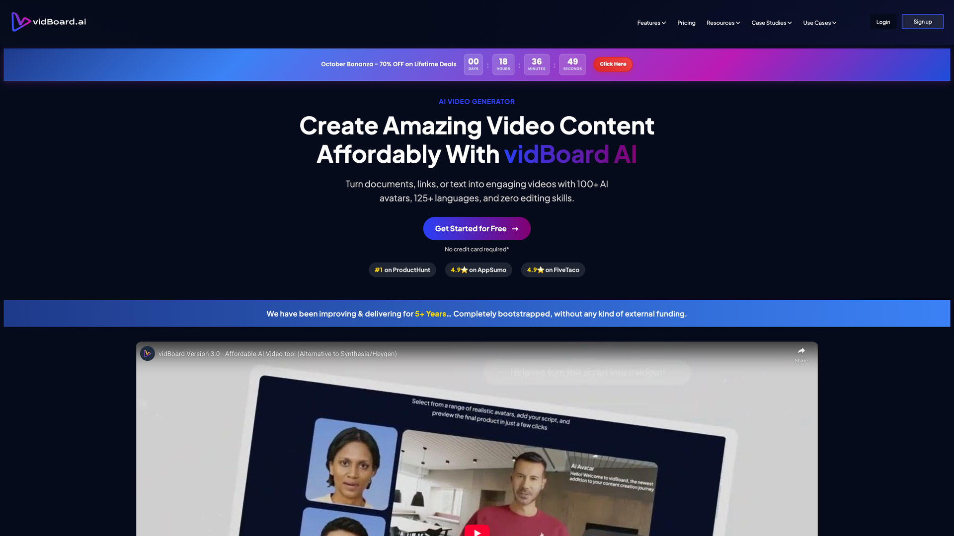 vidBoard AI screenshot