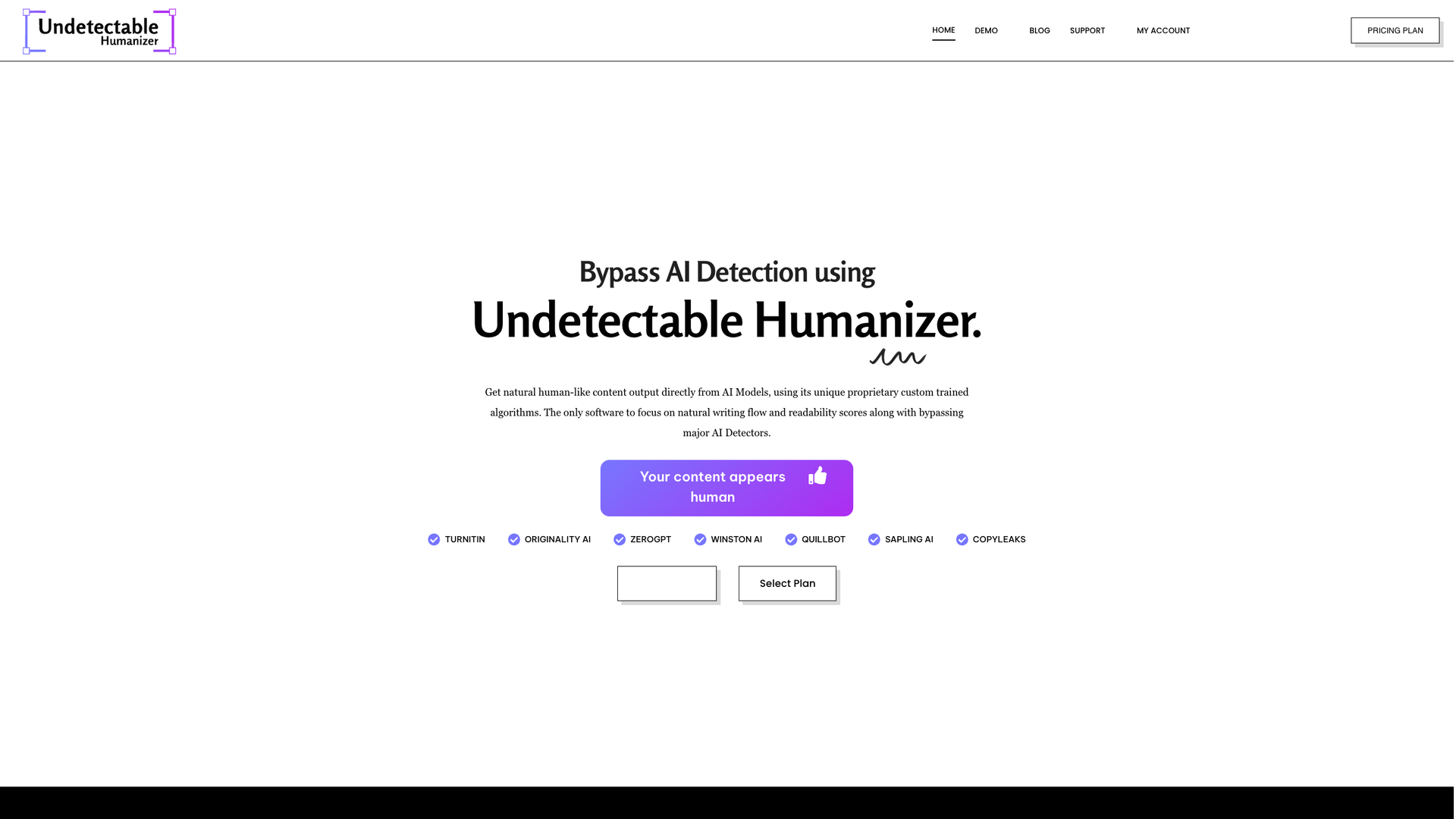 Undetectable Humanizer screenshot