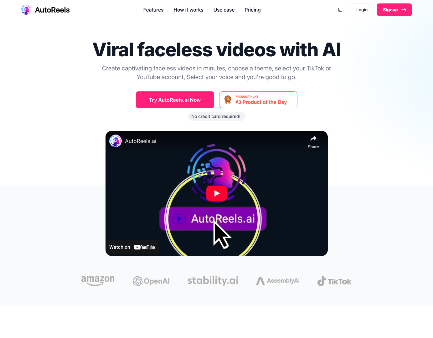 AutoReels.ai screenshot