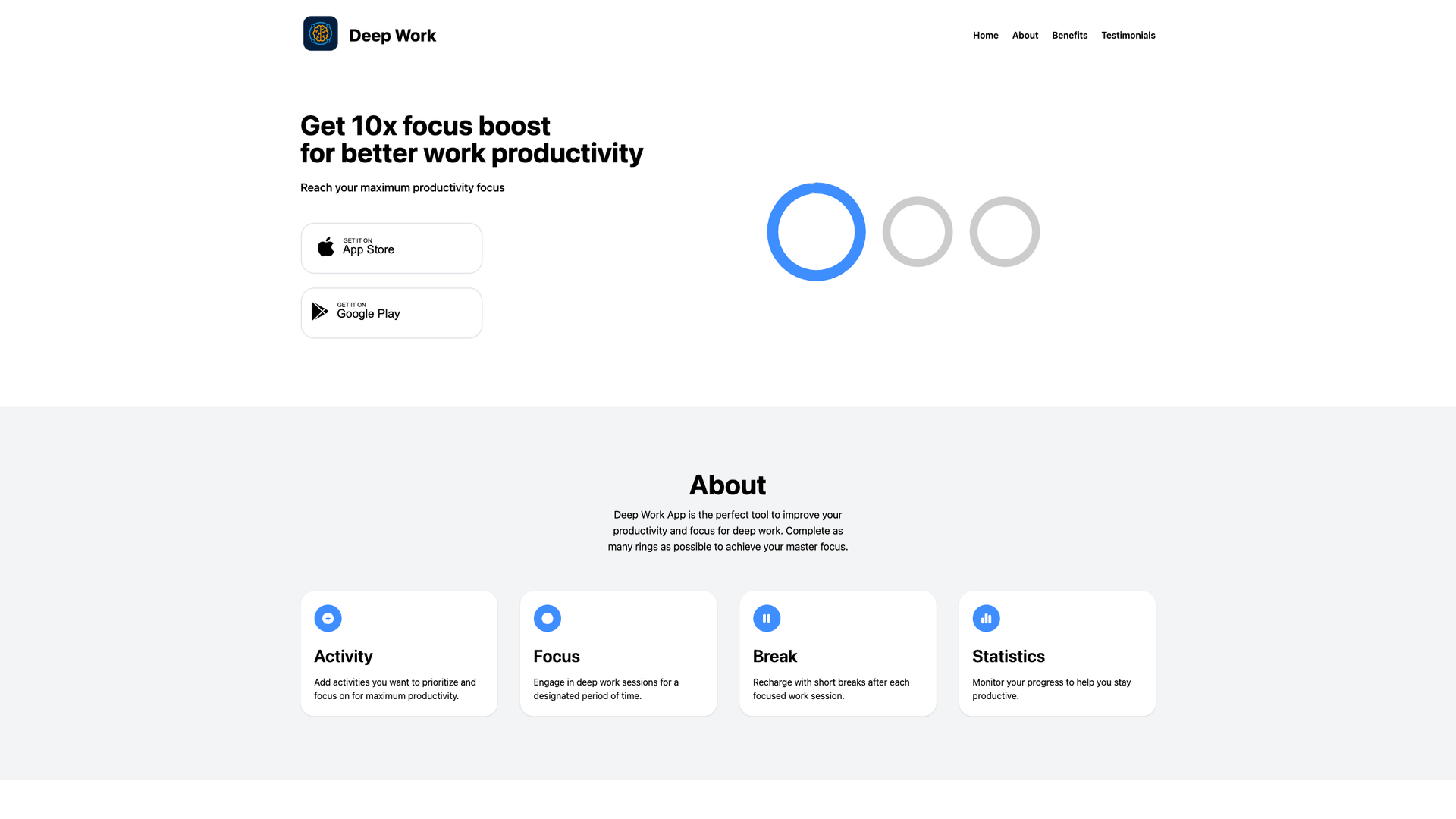 Deep Work Timer screenshot