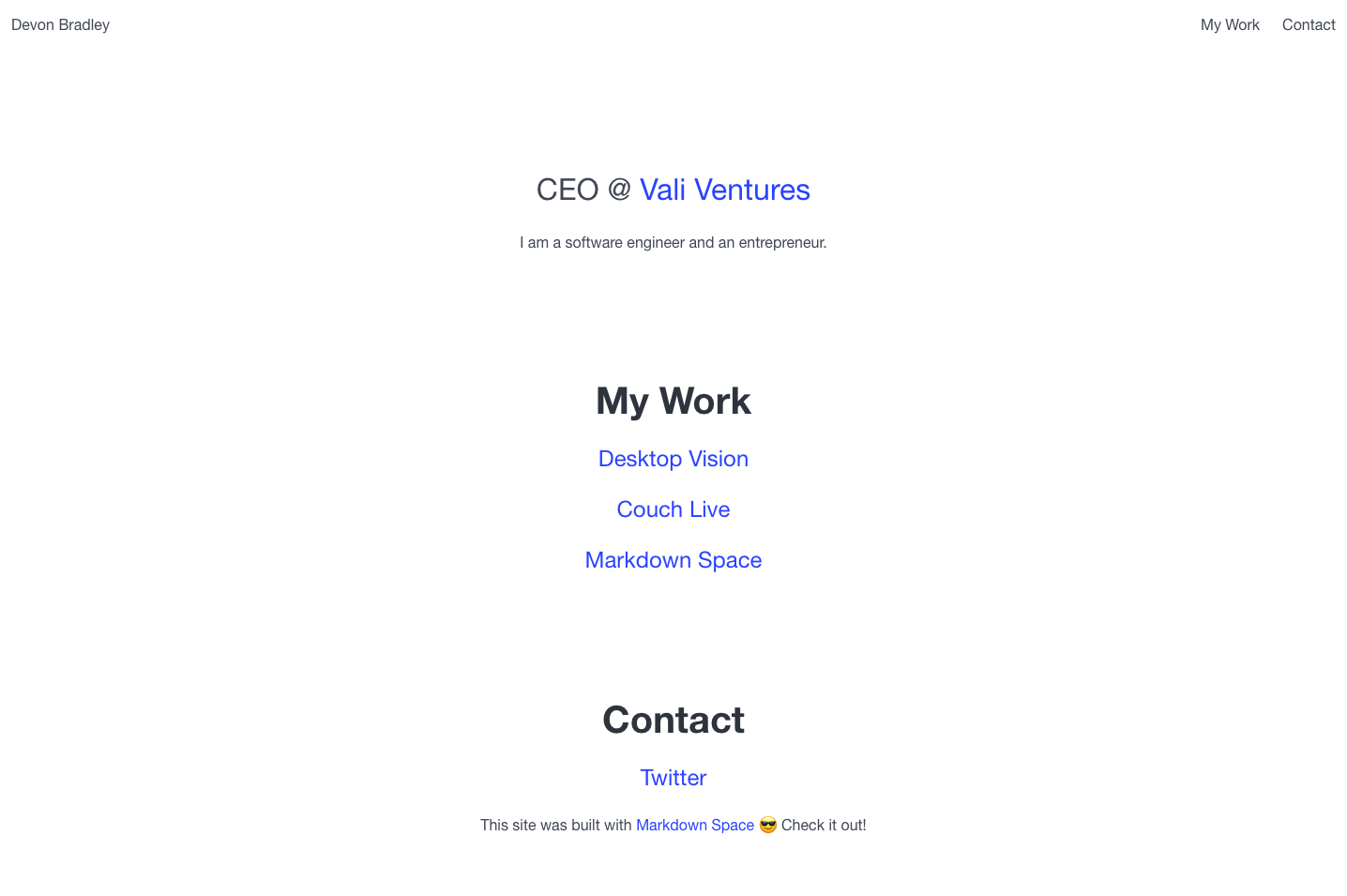 Devon Bradley screenshot