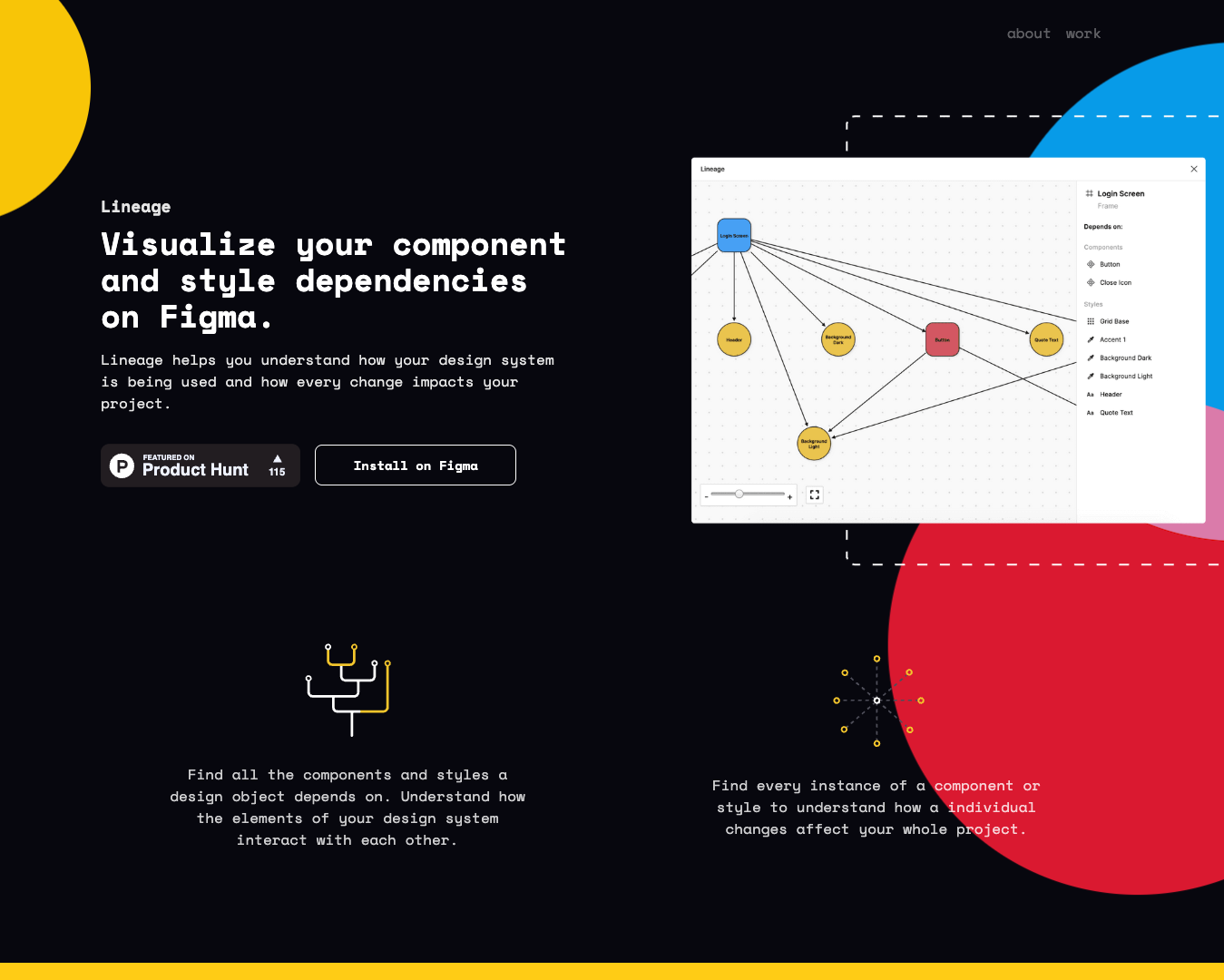 Lineage for Figma screenshot