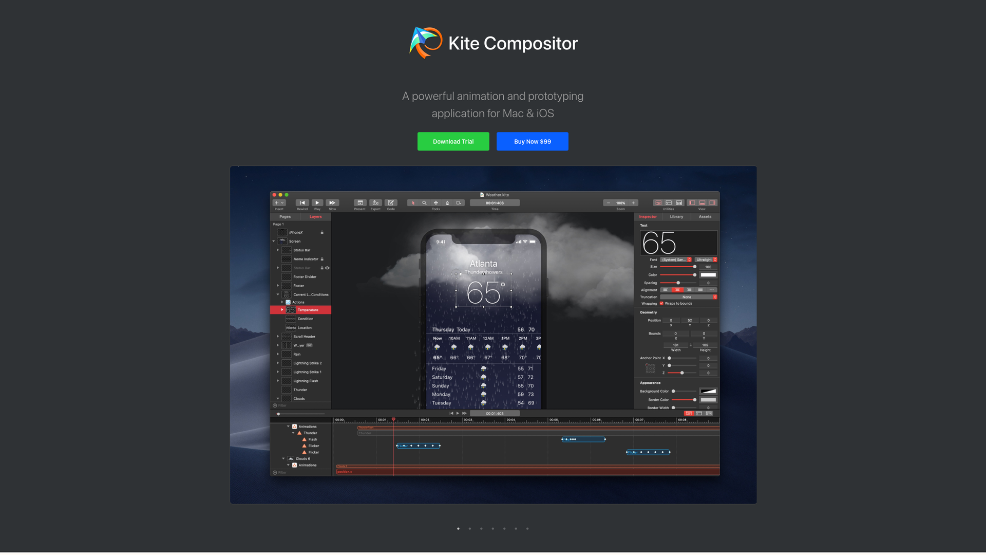 Kite Compositor screenshot