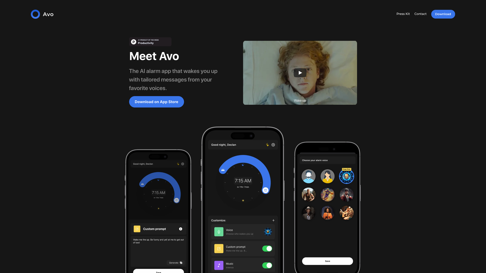 Avo - AI Voice Alarm screenshot