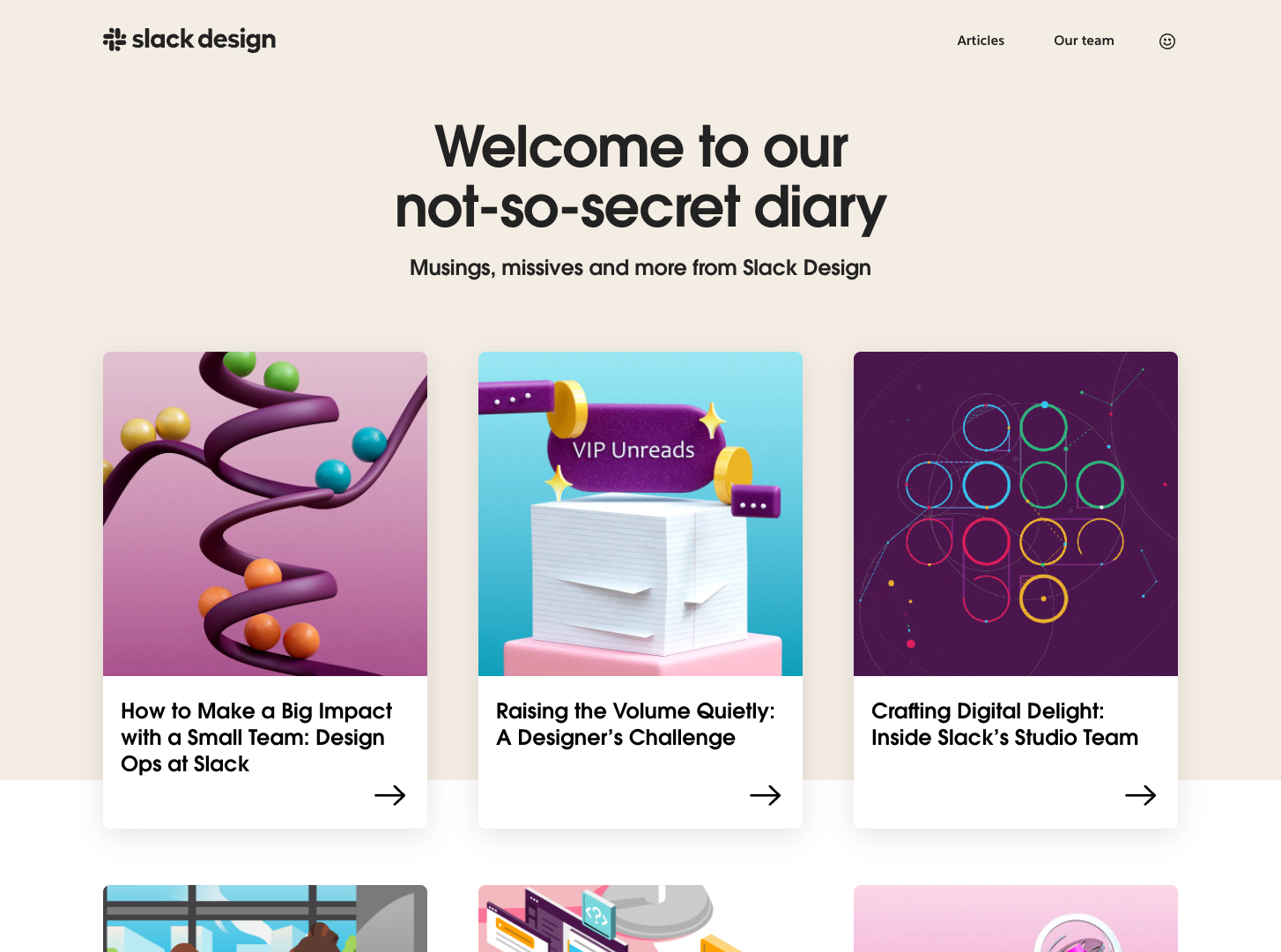 Slack Design screenshot