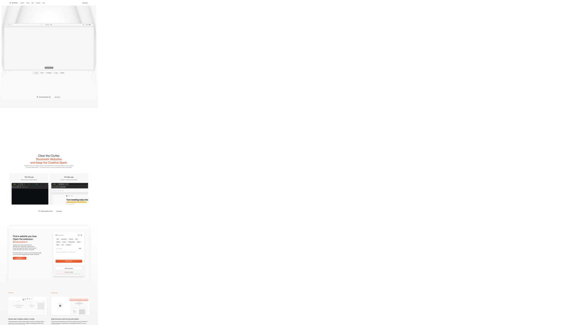 Bookmarkify screenshot