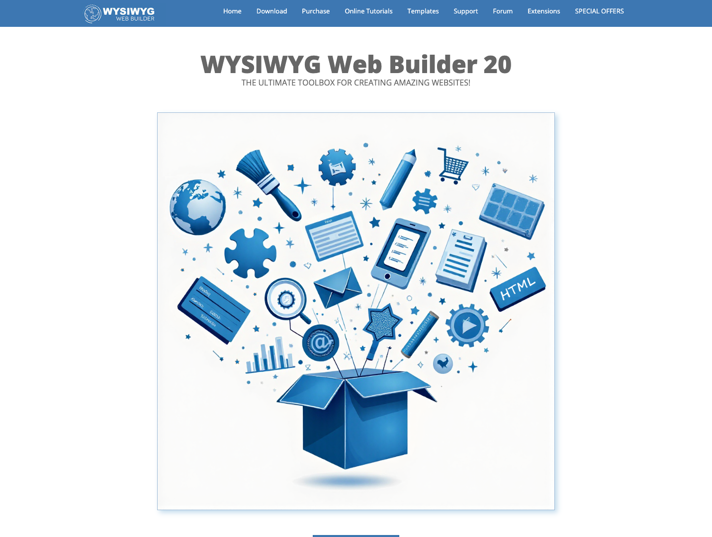 WYSIWYG Web Builder screenshot