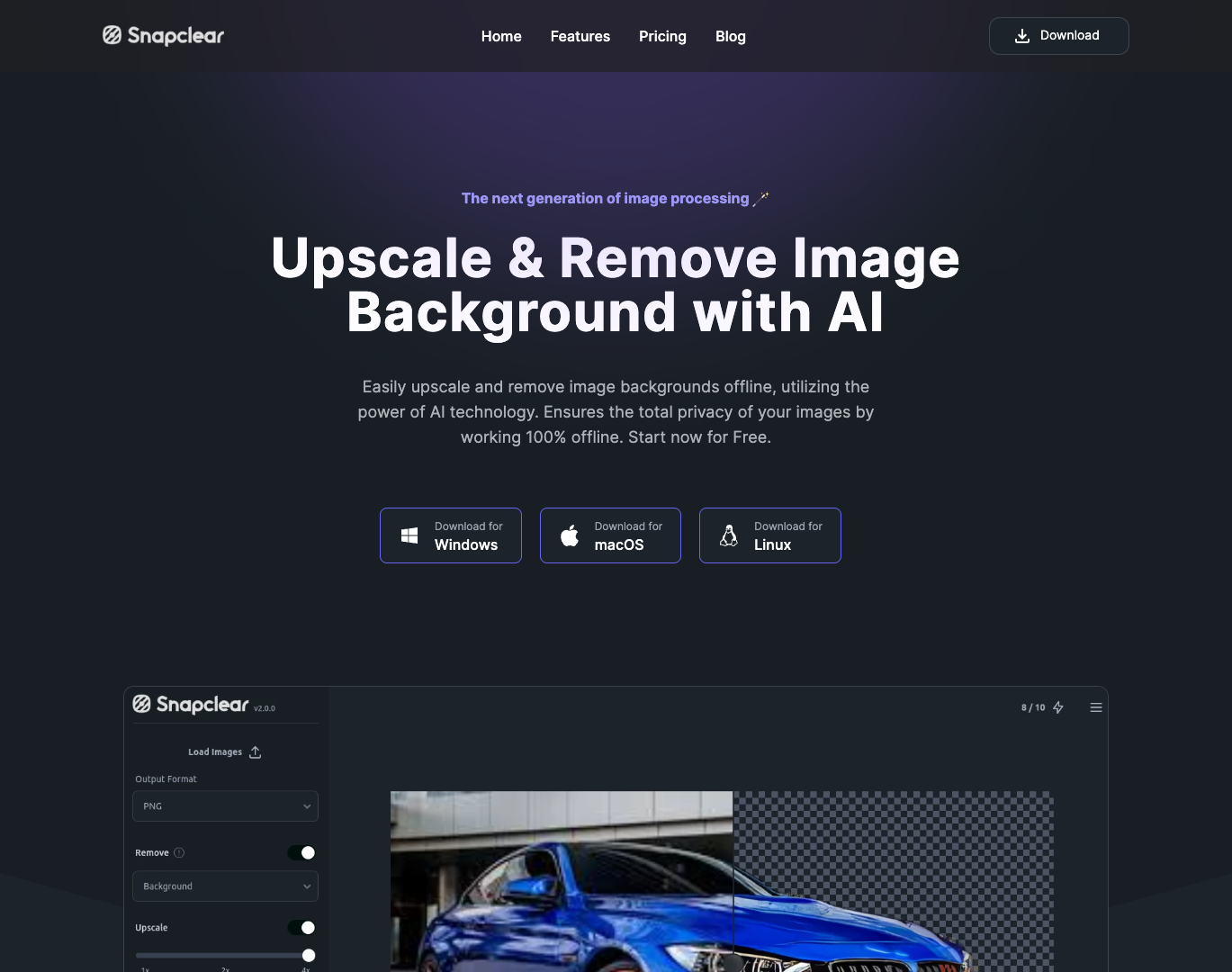 Snapclear screenshot