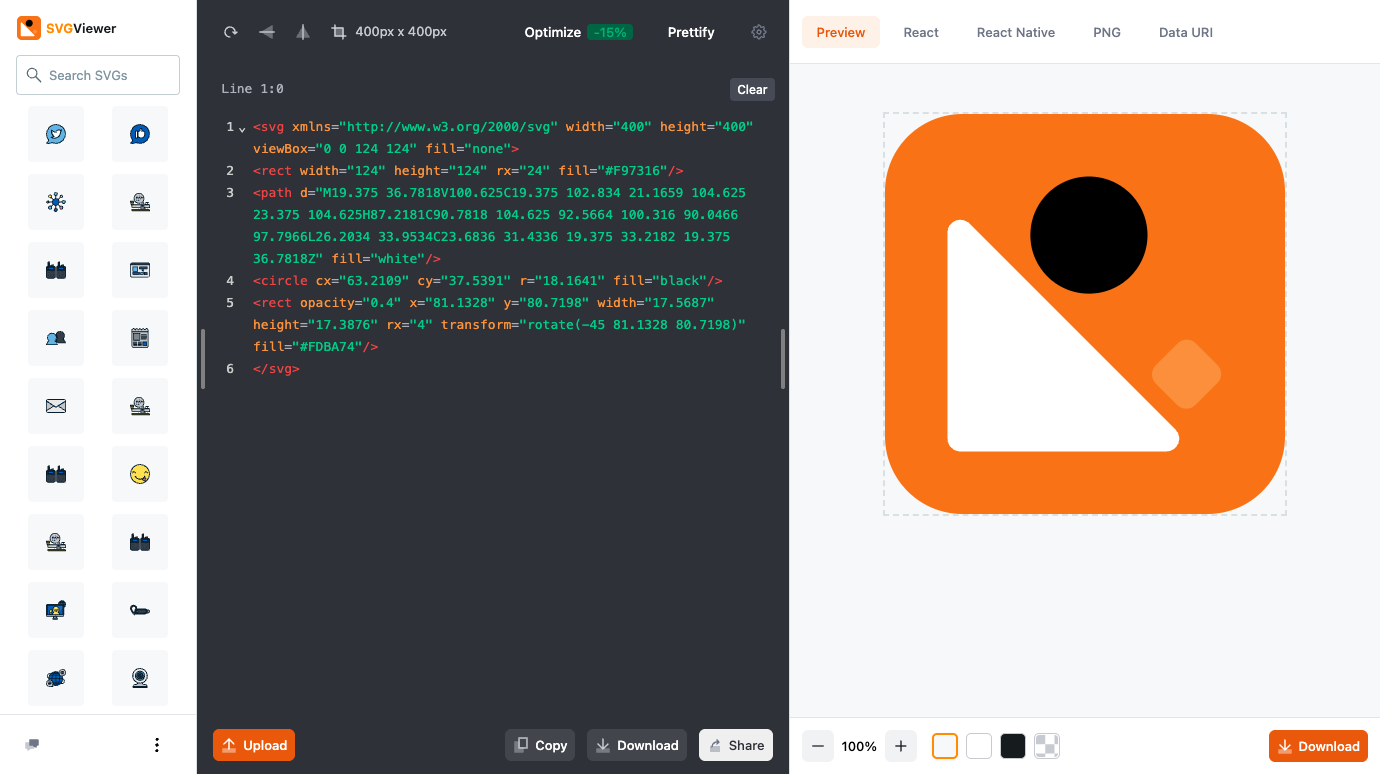 SVG Viewer screenshot
