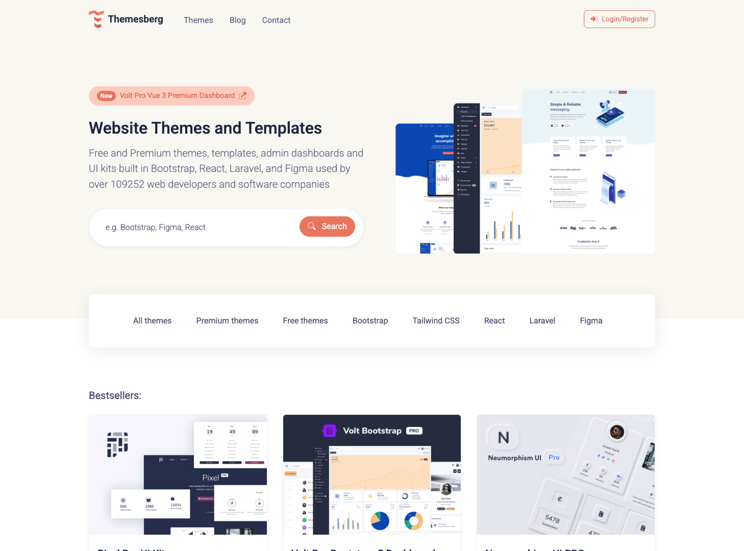 Themesberg UI Themes screenshot
