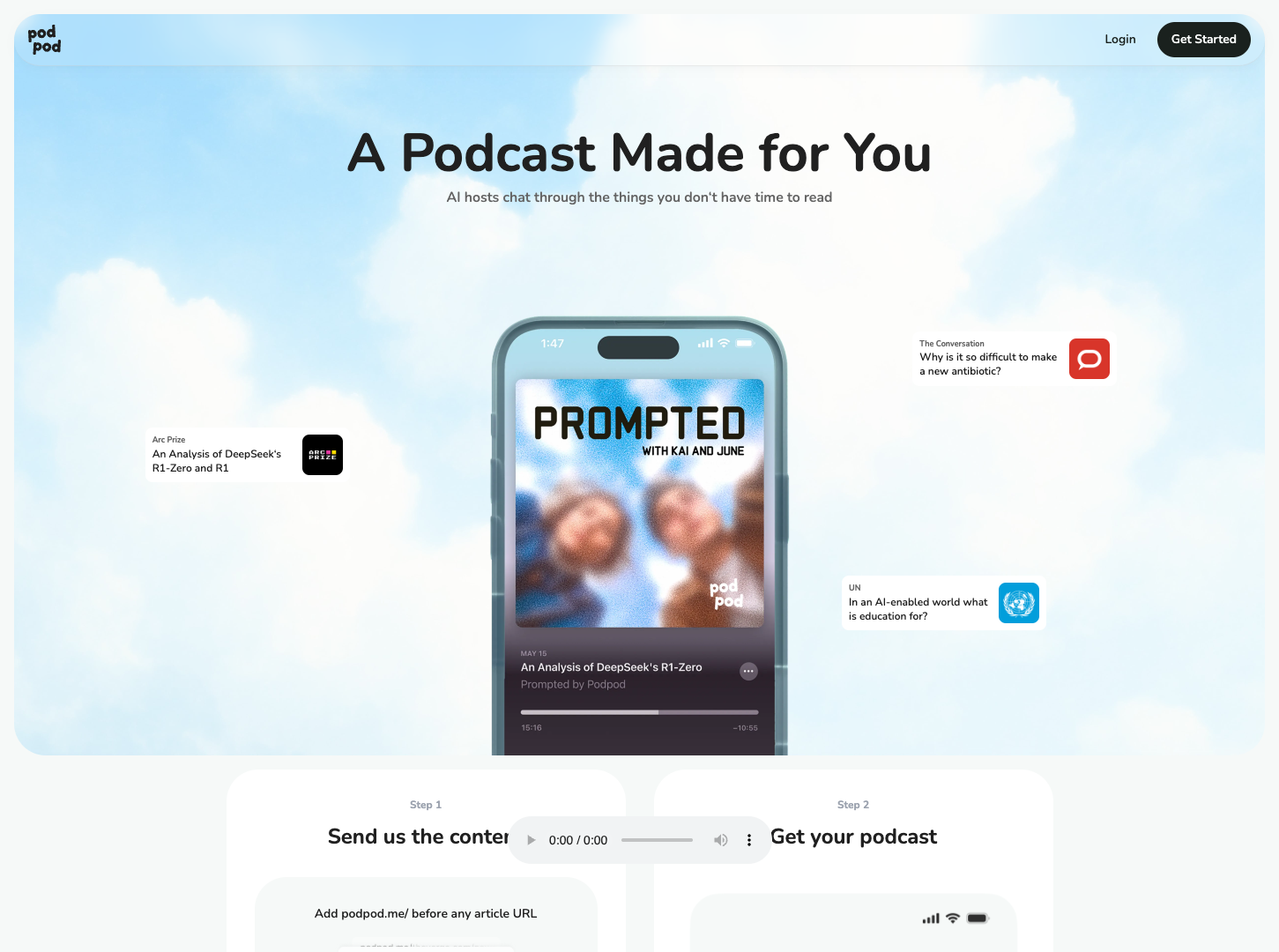 Podpod screenshot