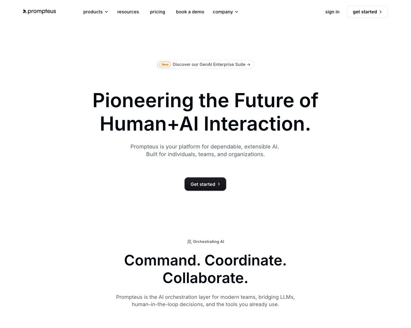 Prompteus screenshot