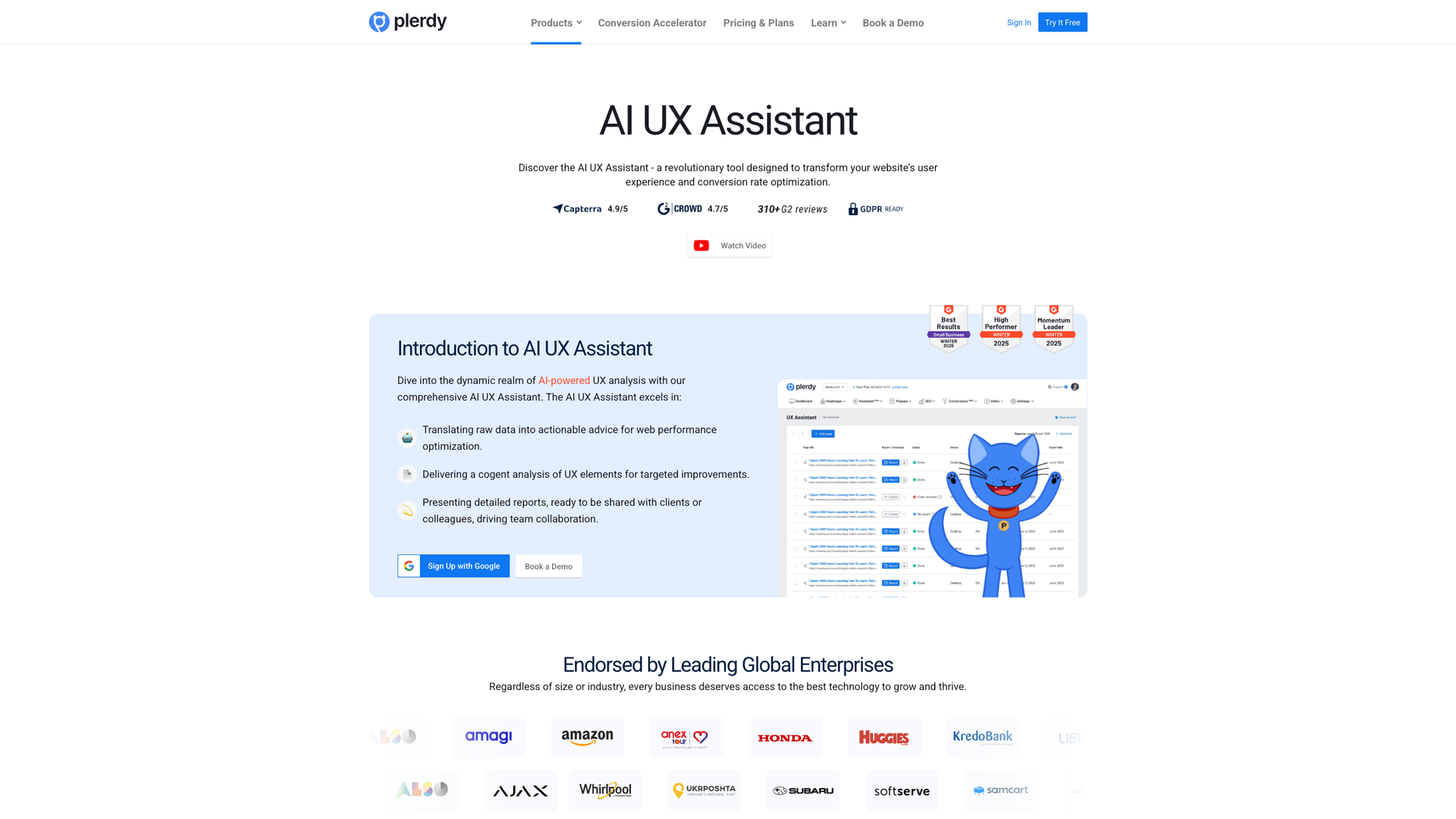 AI-UX Assistant screenshot