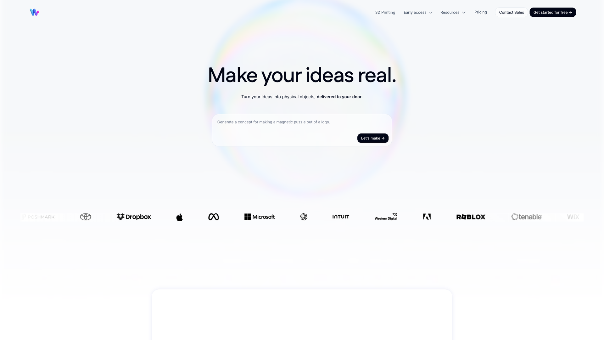 Womp 3D Design screenshot