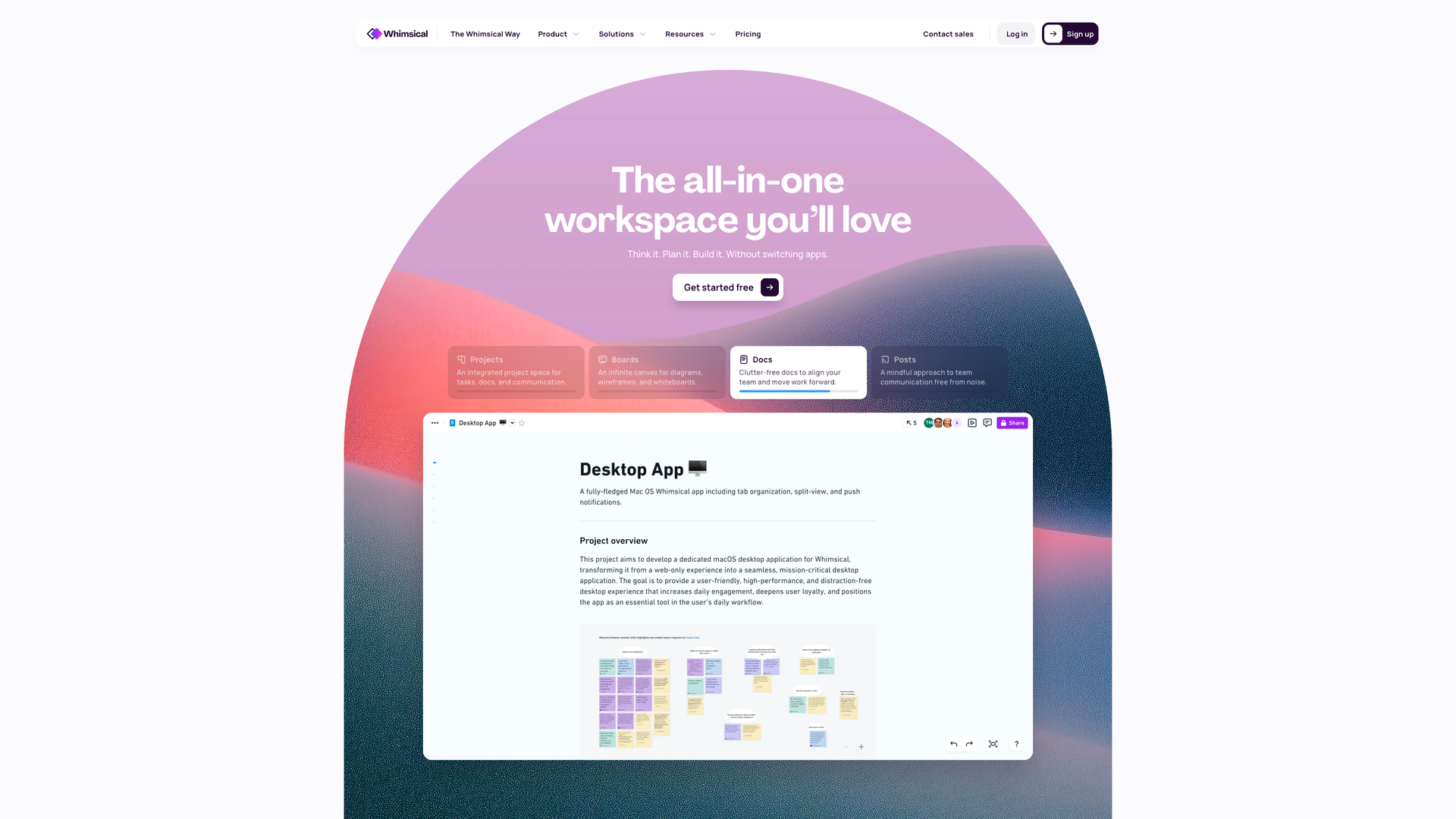 Whimsical screenshot