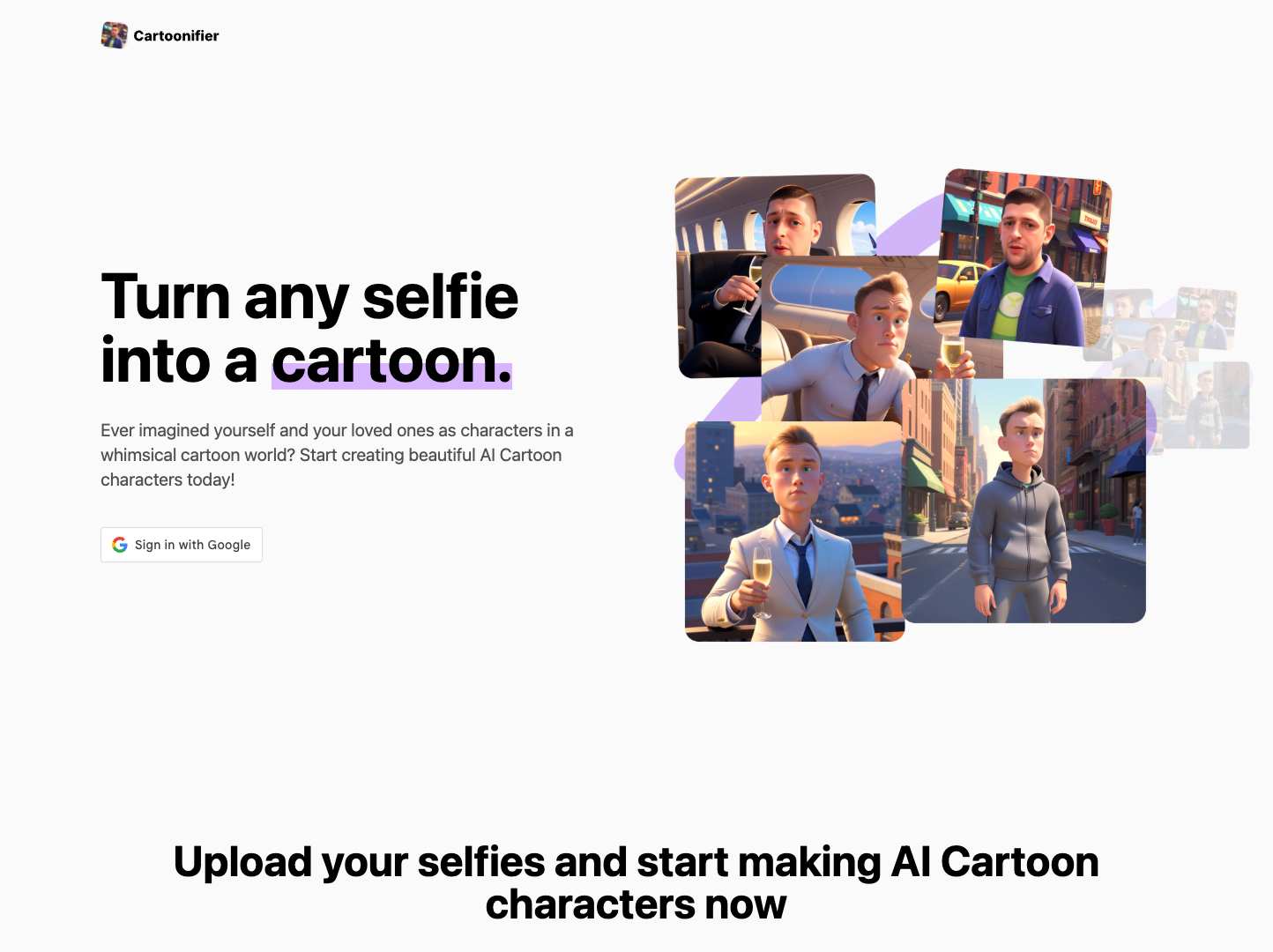 Cartoonifier screenshot