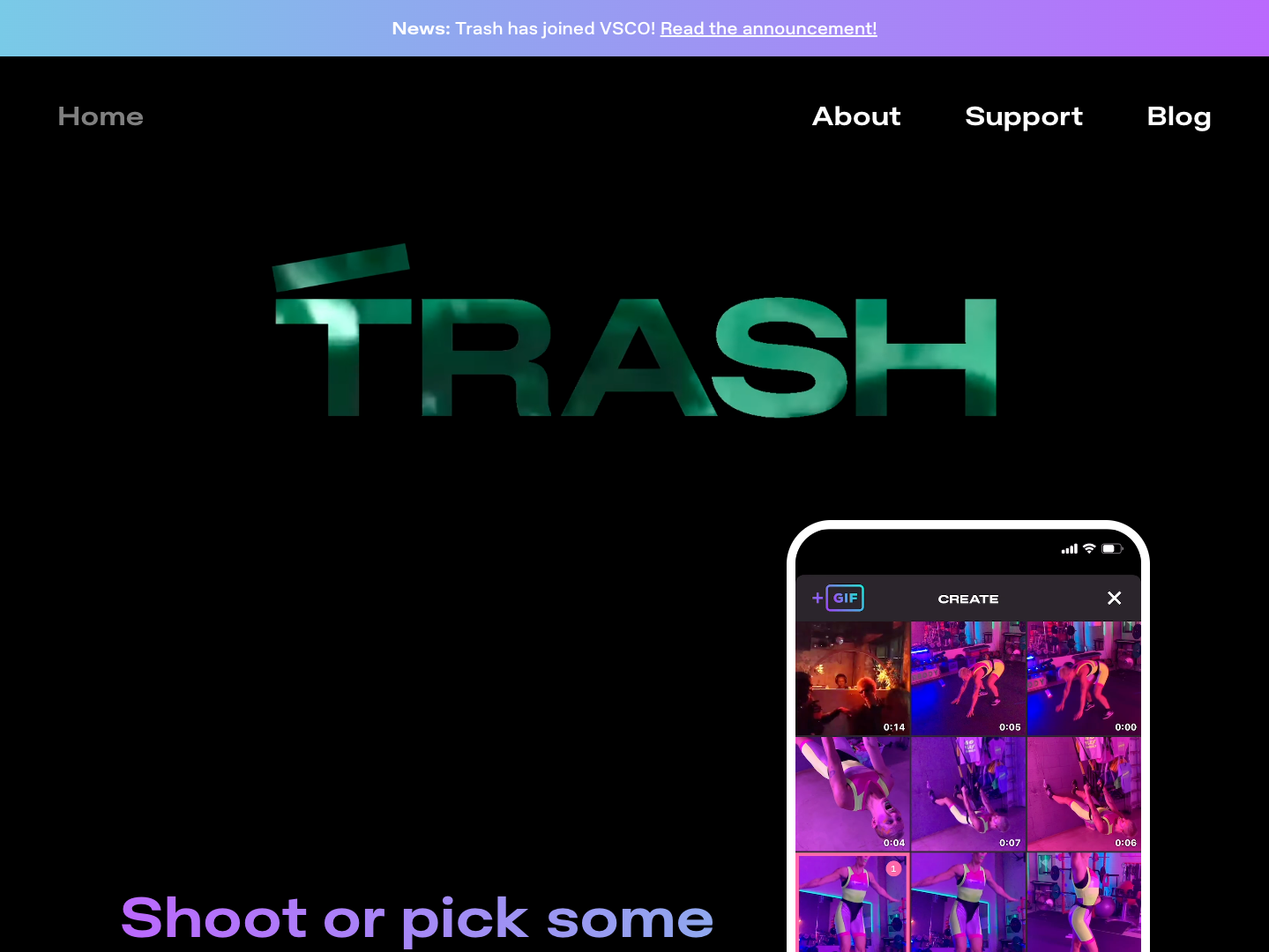 Trash: One Tap Video screenshot