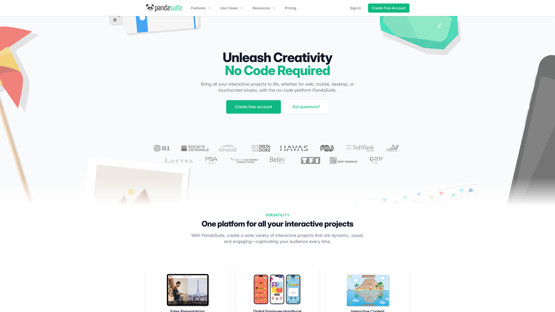 PandaSuite screenshot