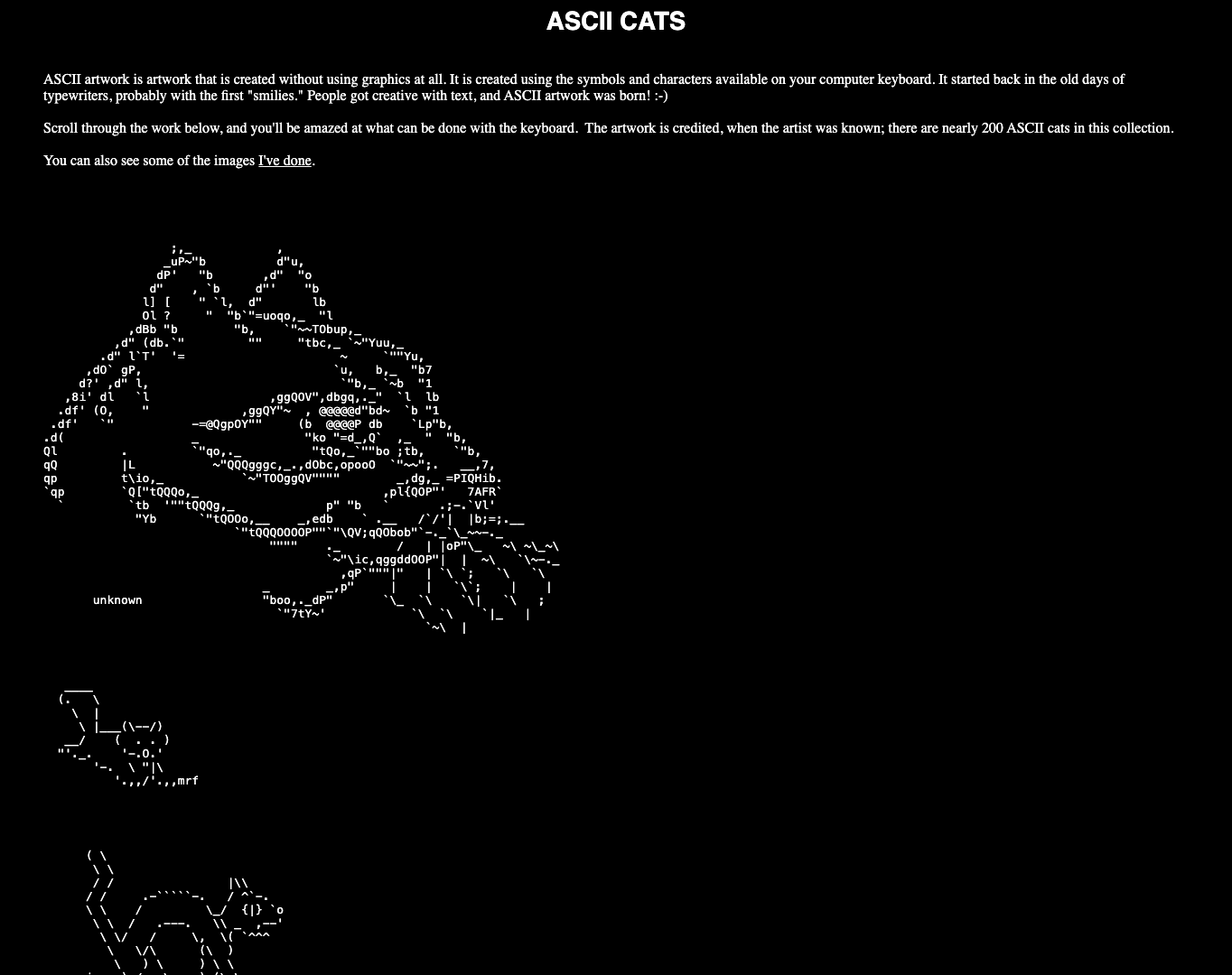 CatStuff: Cat ASCII Art screenshot