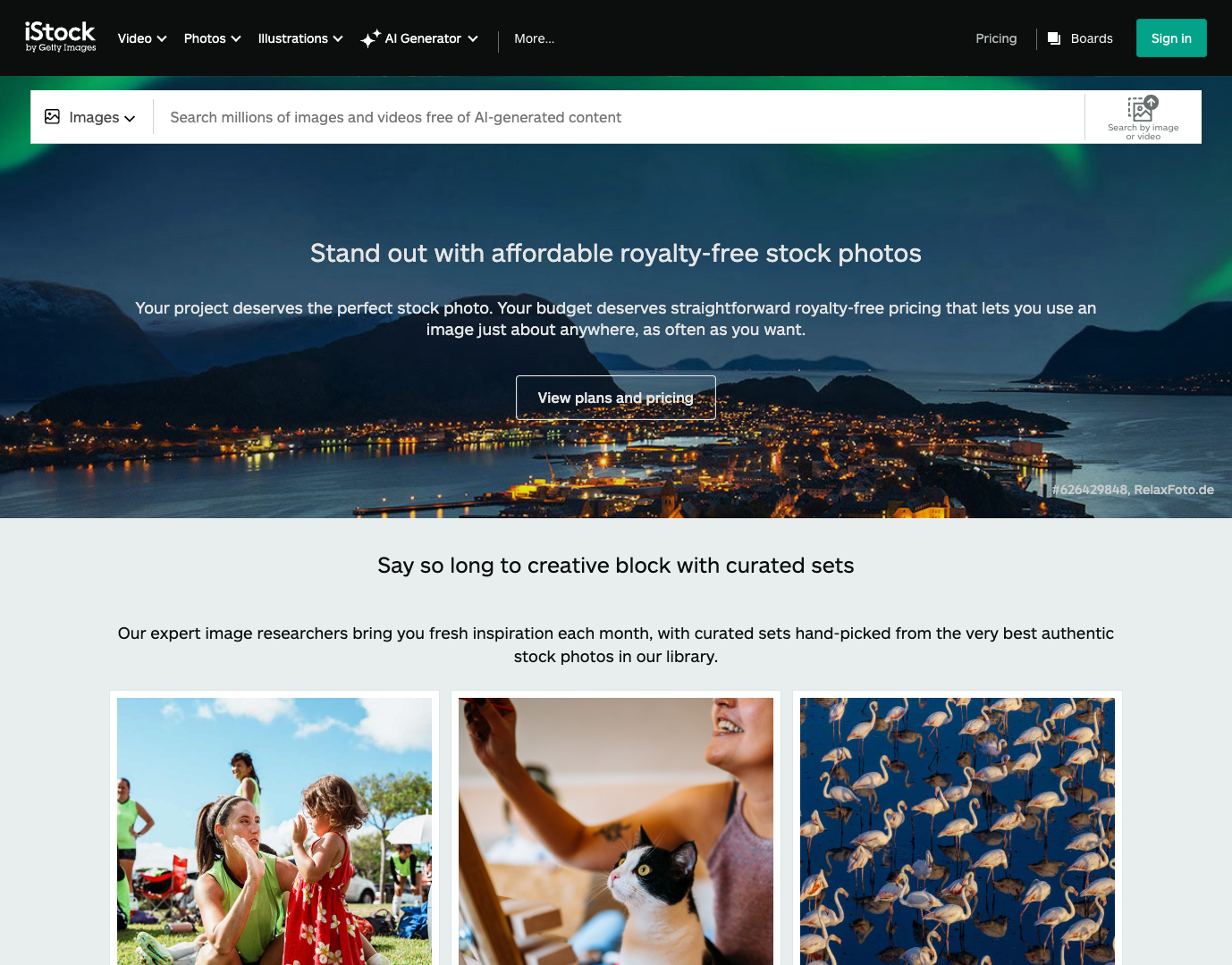 iStock Stock Photos screenshot