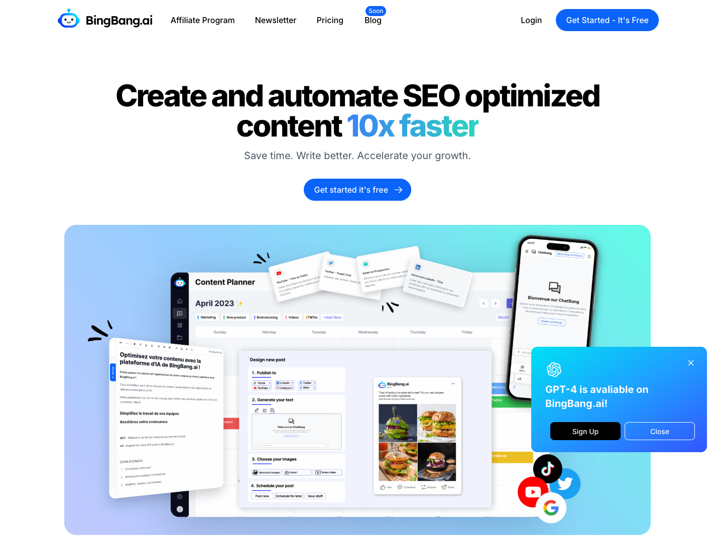 BingBang.ai screenshot