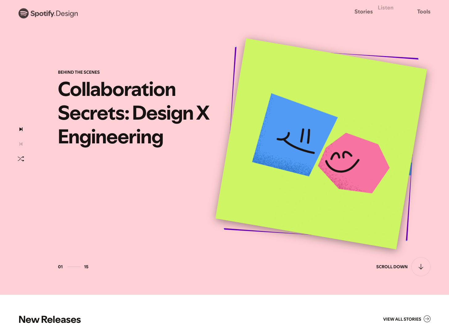 Spotify Design screenshot