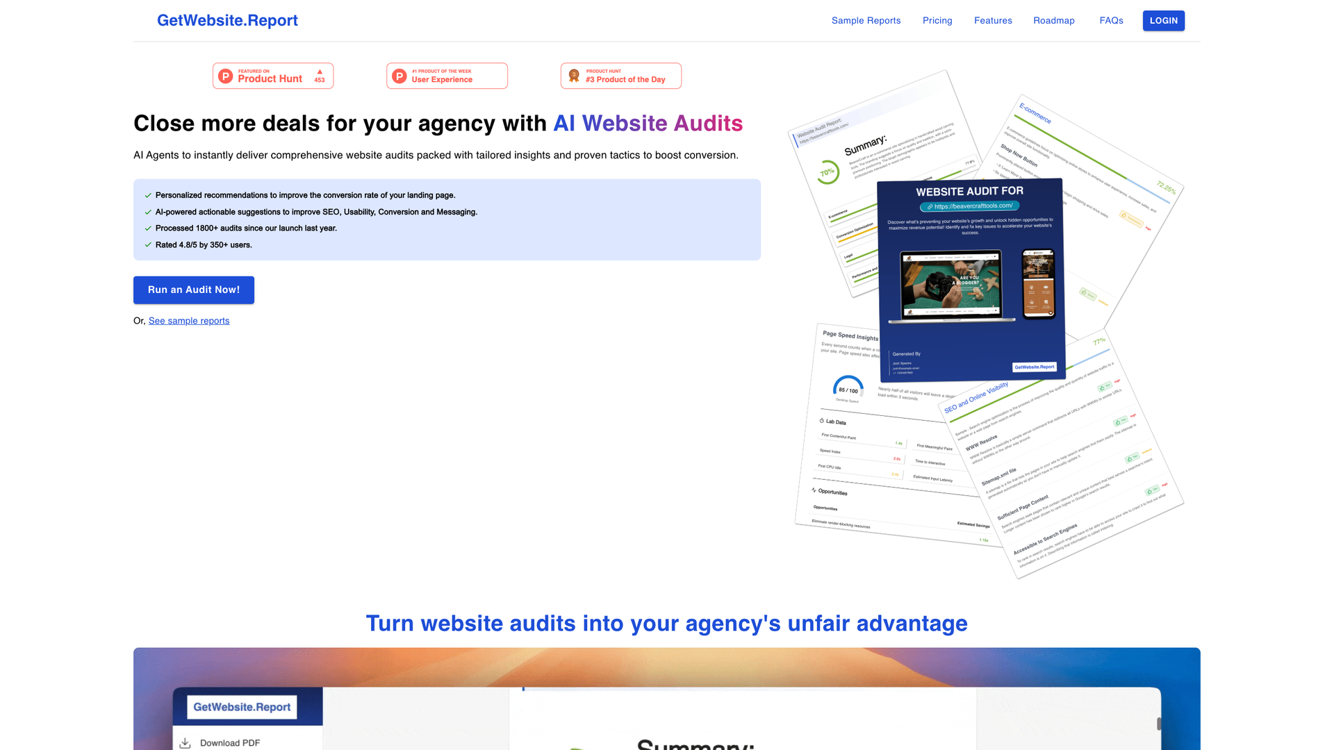 GetWebsite.Report screenshot