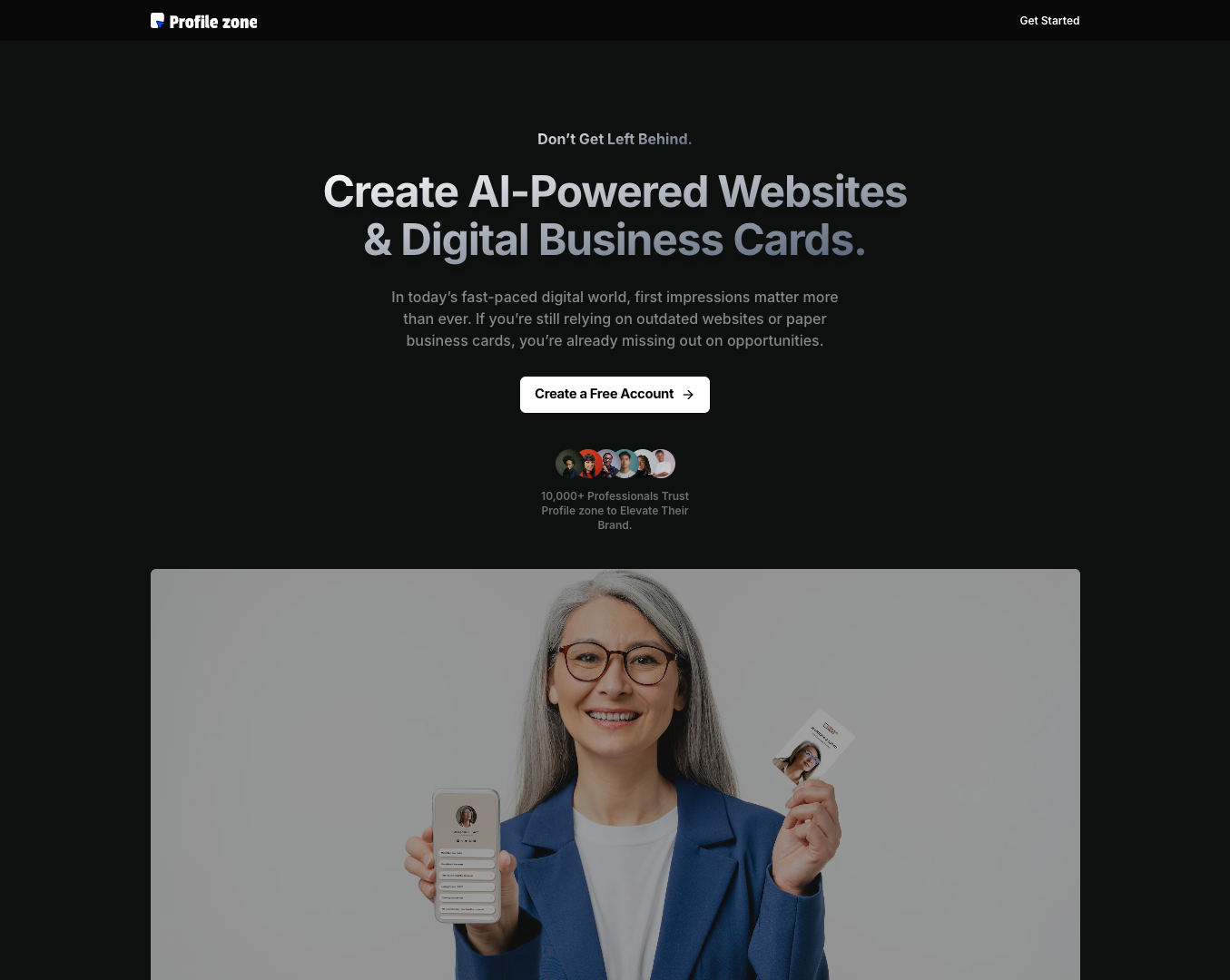 Profile zone screenshot