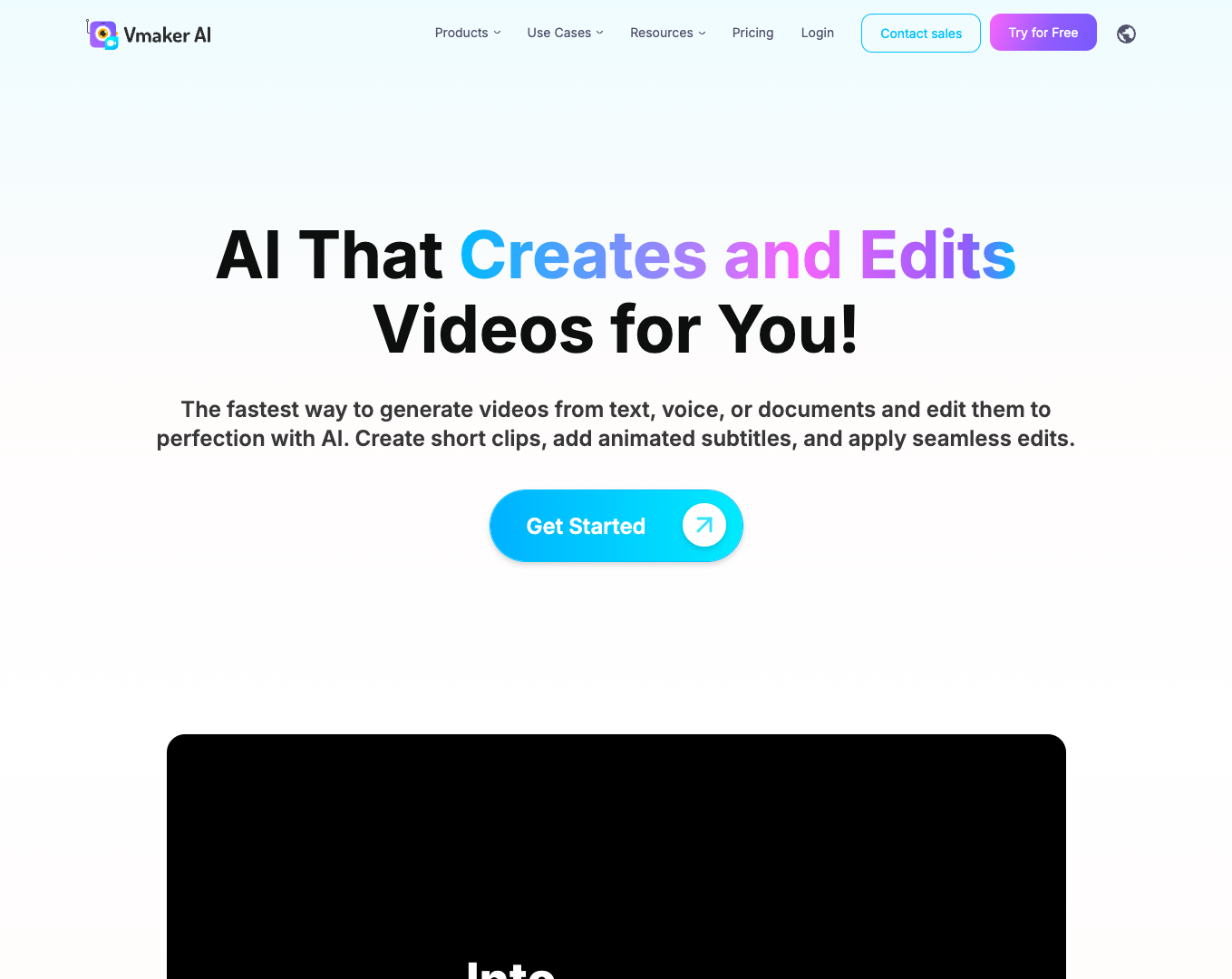 Vmaker AI screenshot