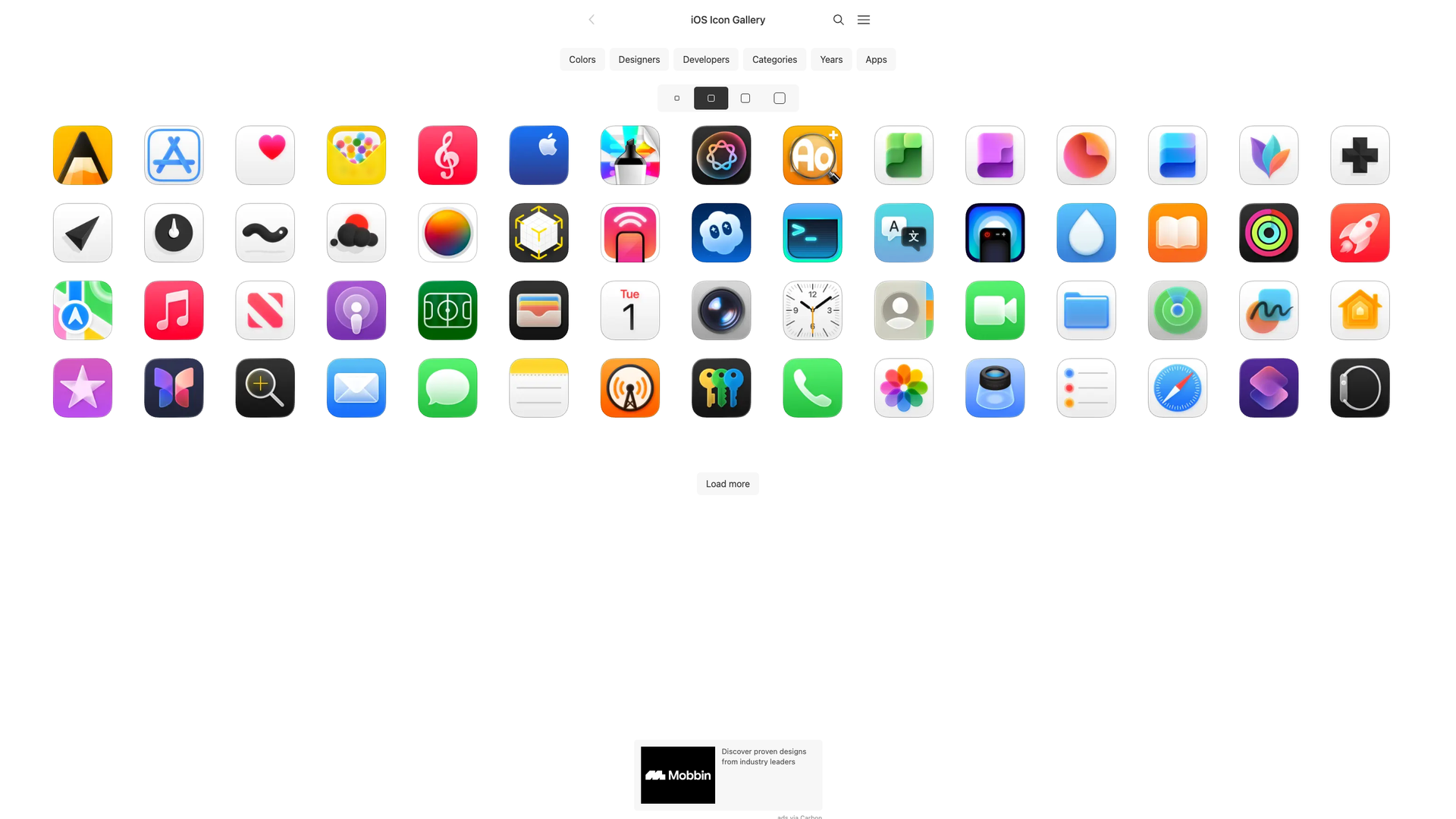 iOS Icon Gallery screenshot