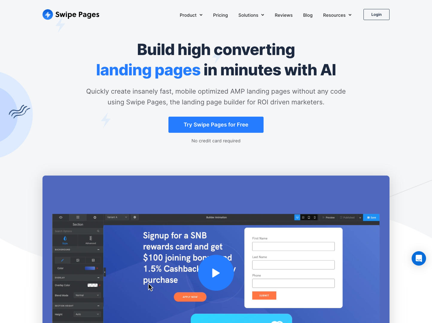Swipe Pages screenshot