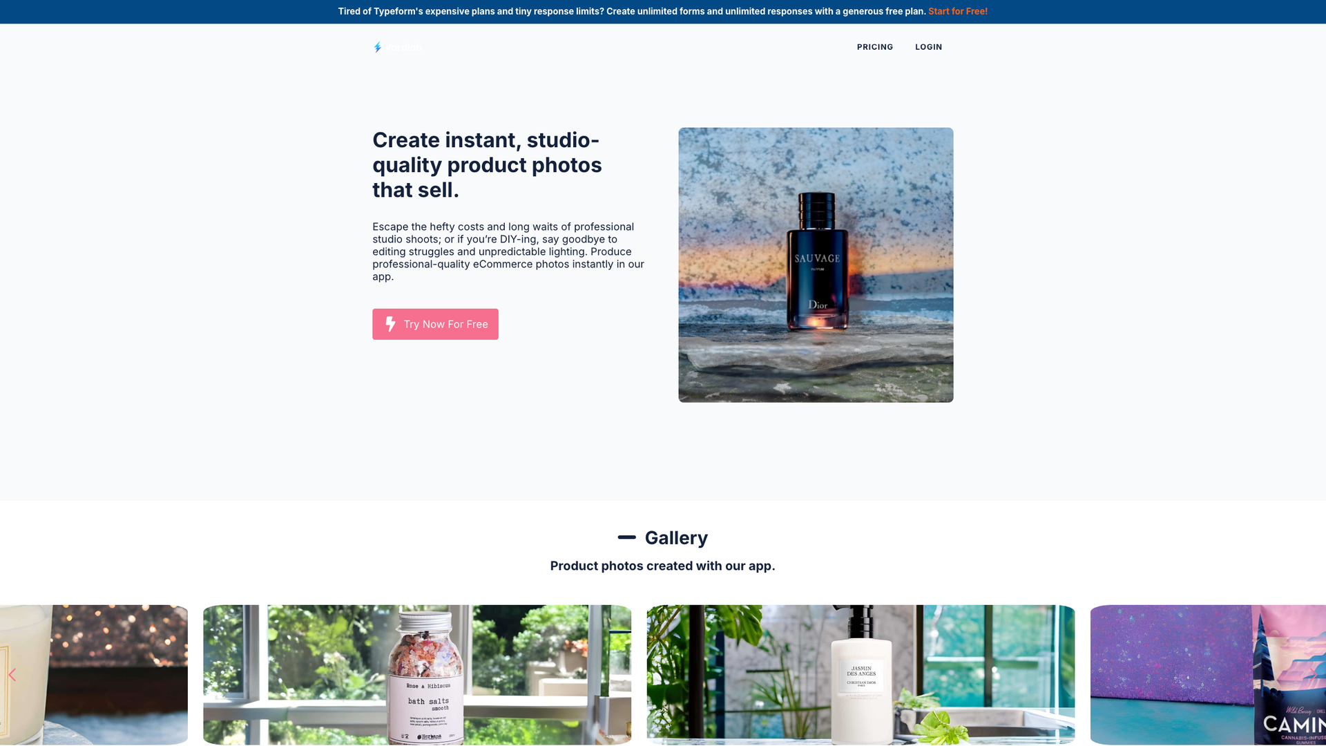 Wordlab AI Photo Studio screenshot