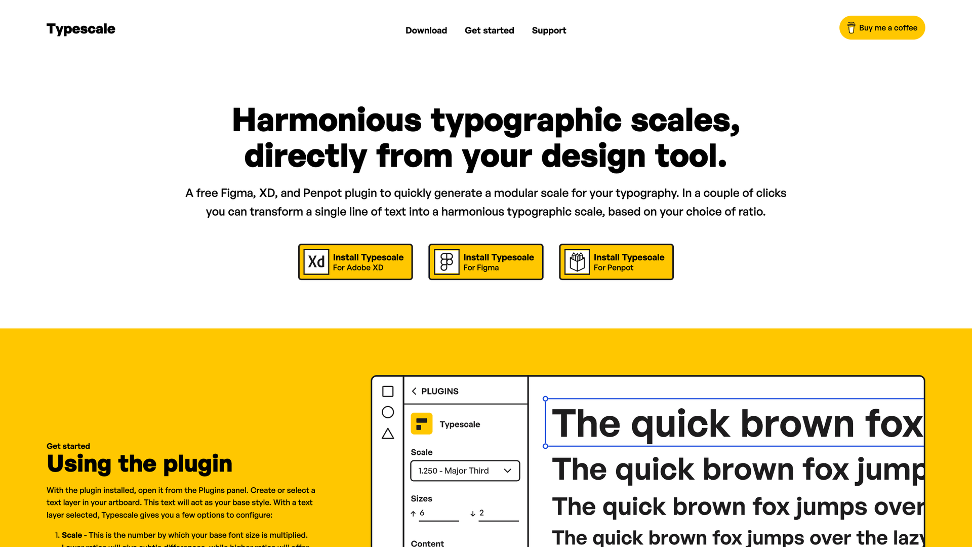Typescale screenshot