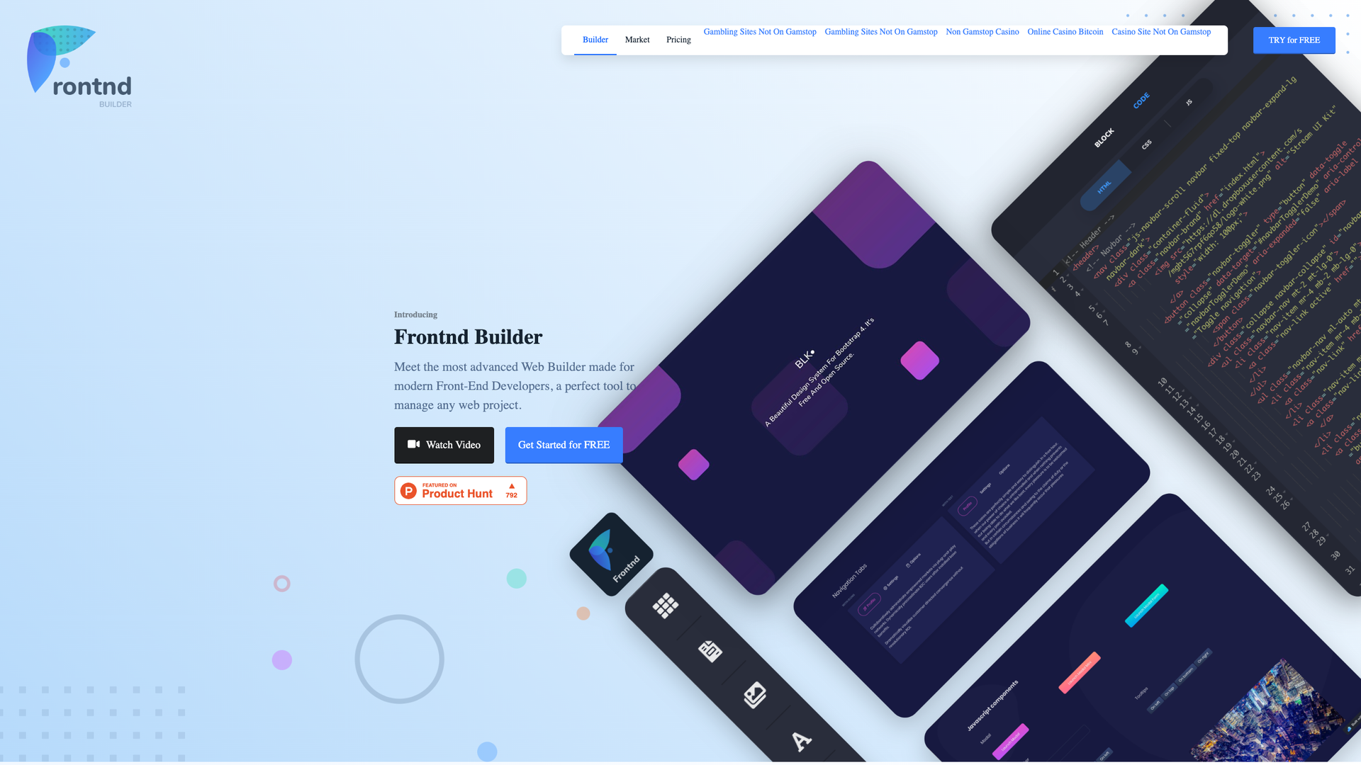 Frontnd Builder screenshot