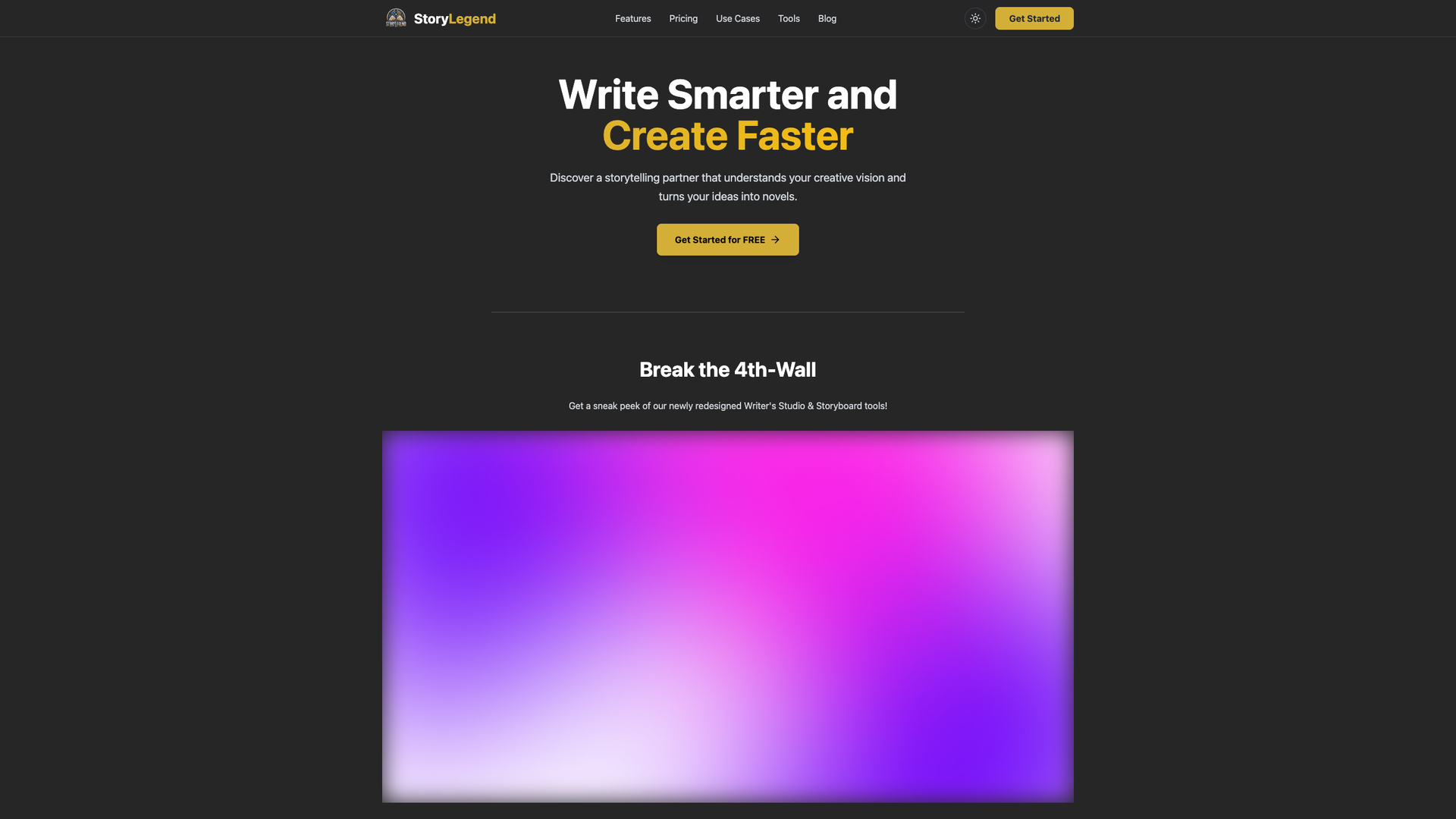 StoryLegend screenshot