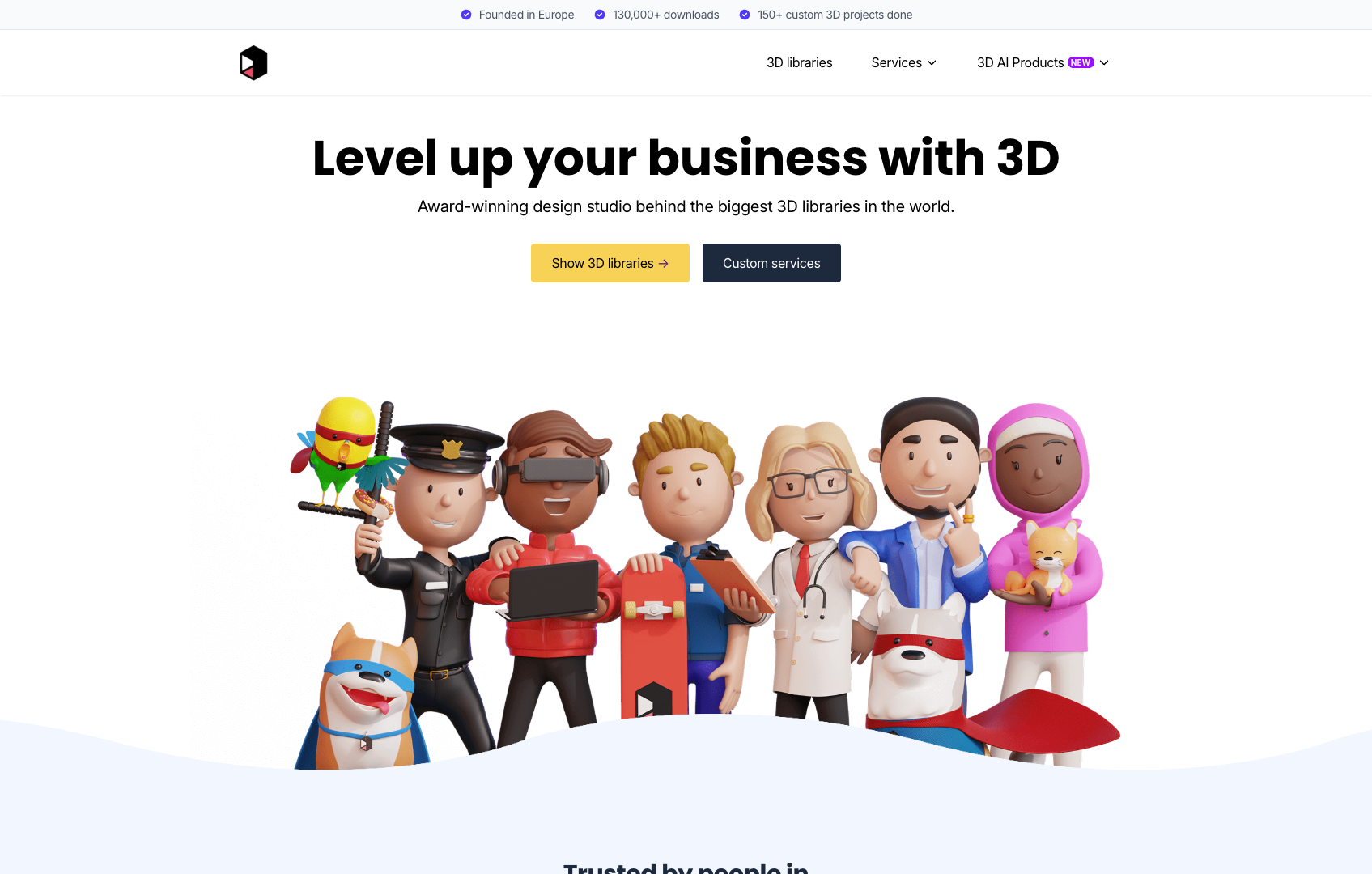 ThreeDee 3D Asset Libraries screenshot