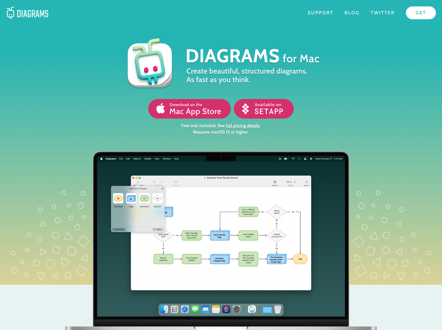 Diagrams screenshot