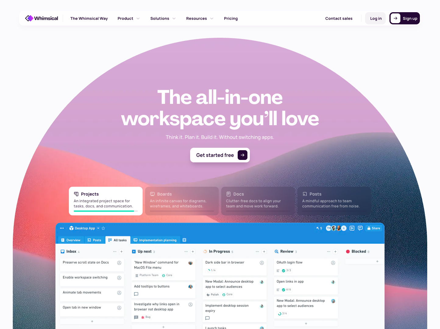 Whimsical screenshot