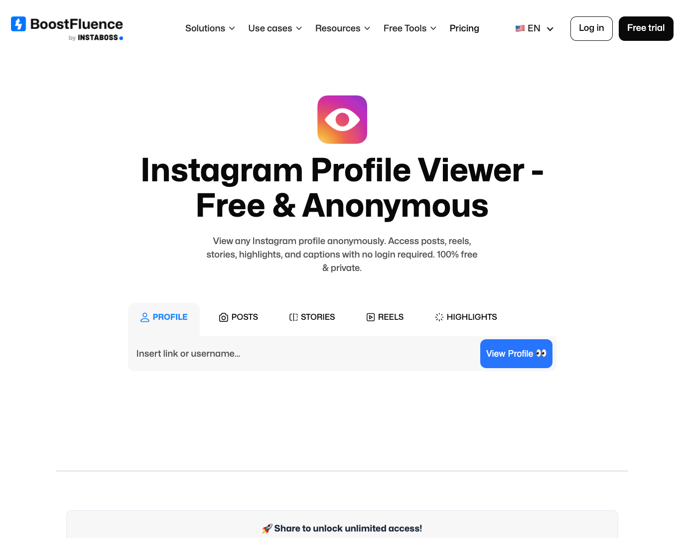 Instagram Profile Viewer screenshot