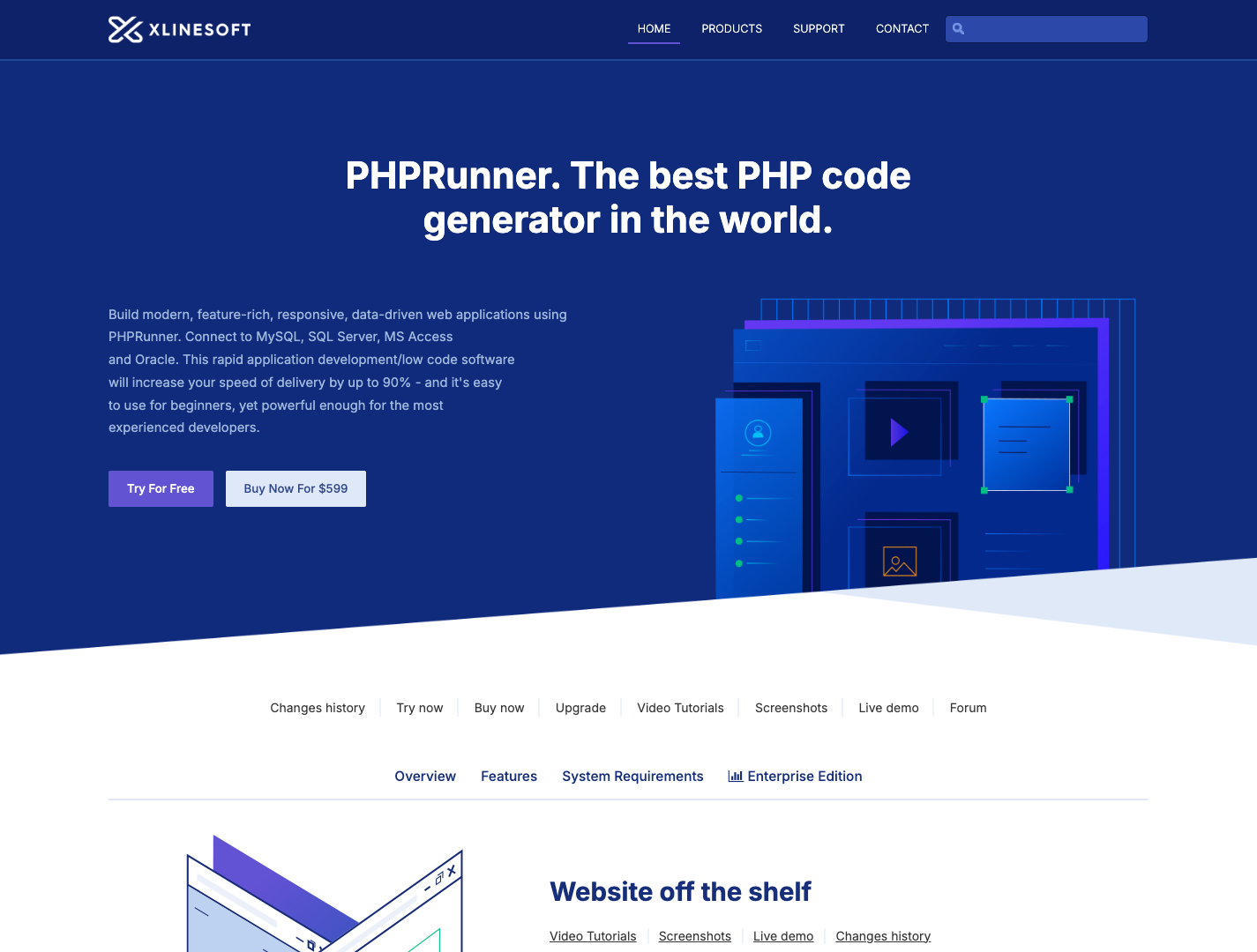 PHPRunner screenshot