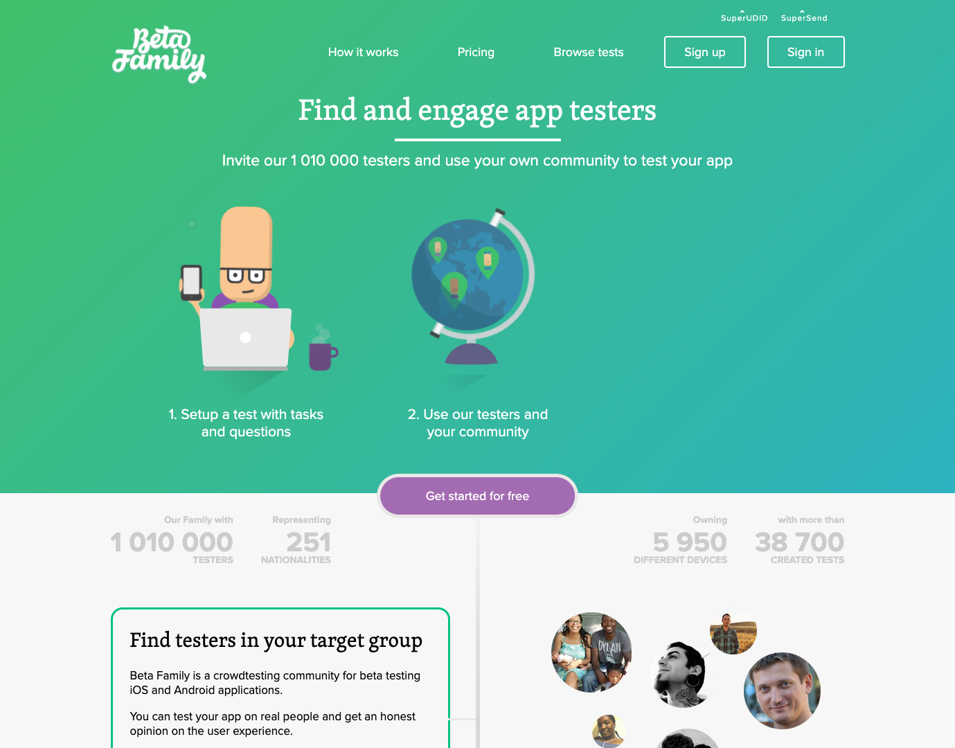 Beta Family screenshot