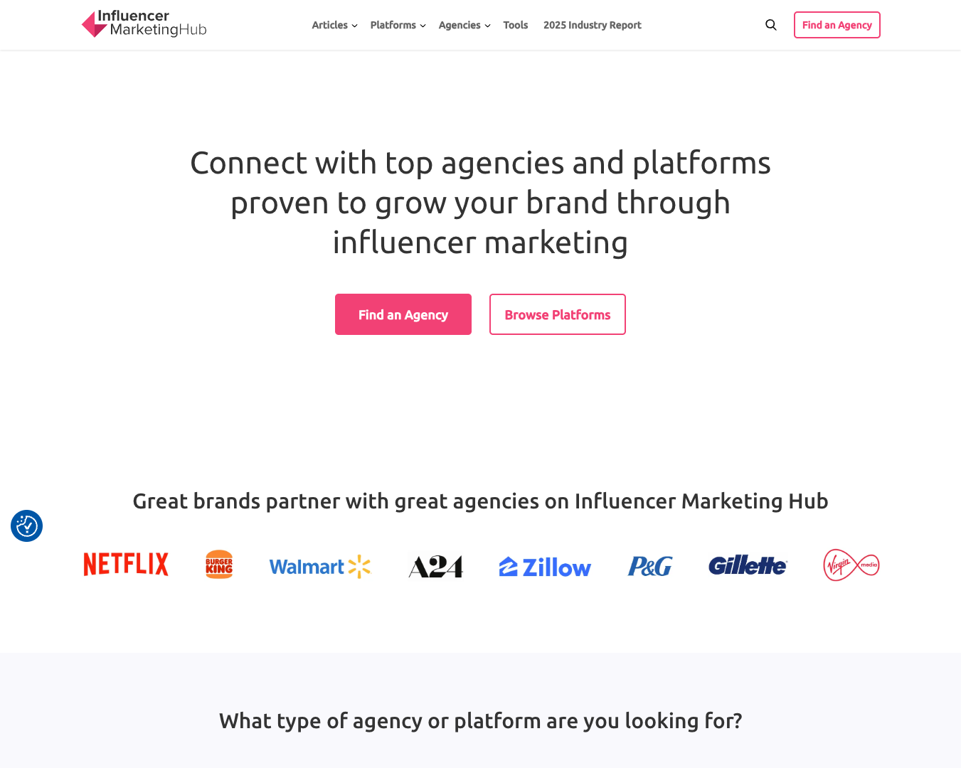 Influencer Marketing Hub screenshot