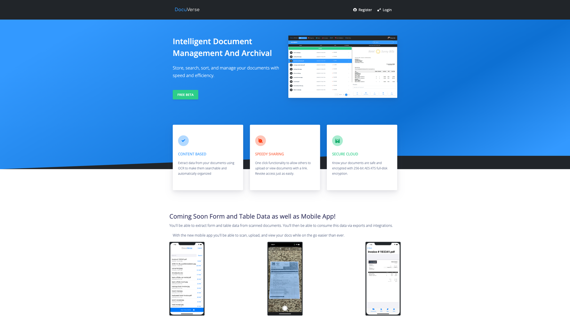 DocuVerse screenshot