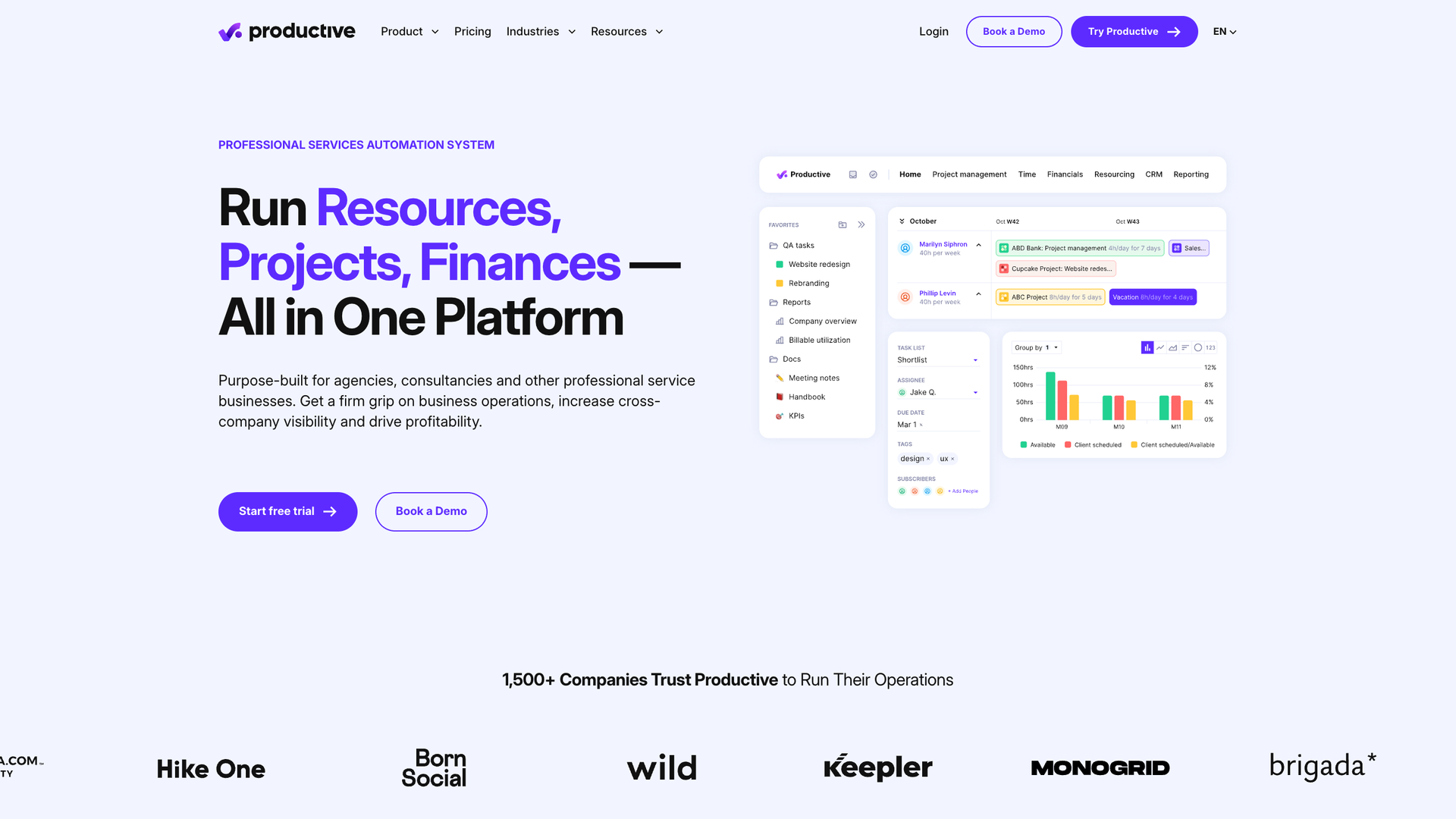 Productive screenshot