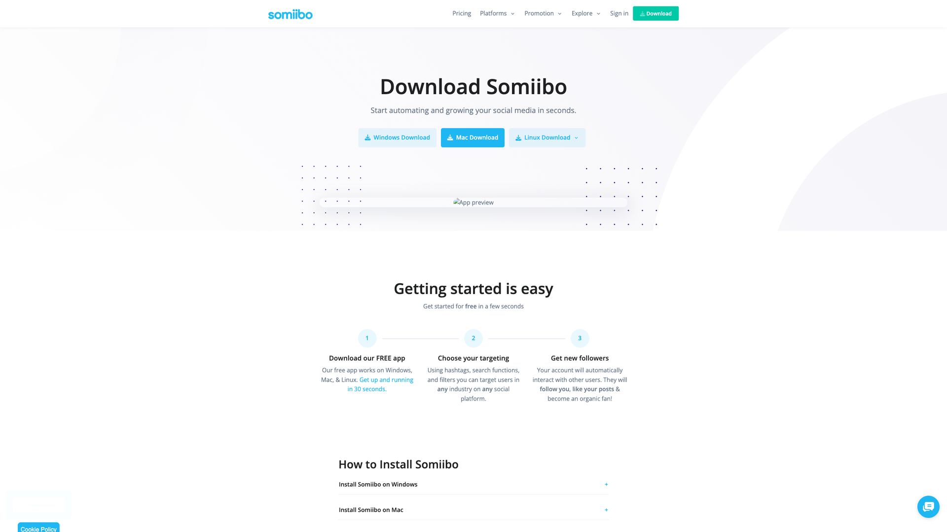 Somiibo screenshot